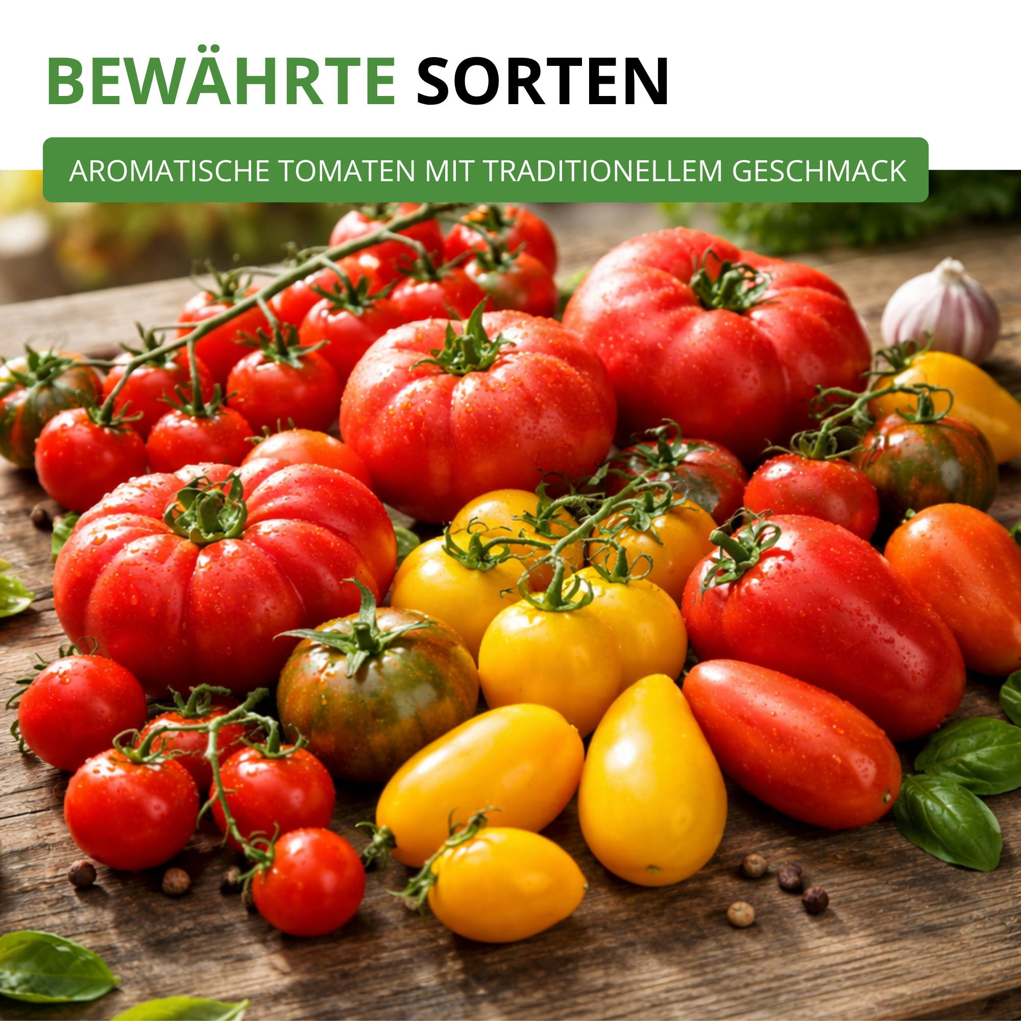 Tomatensamen-Set mit 10 Sorten