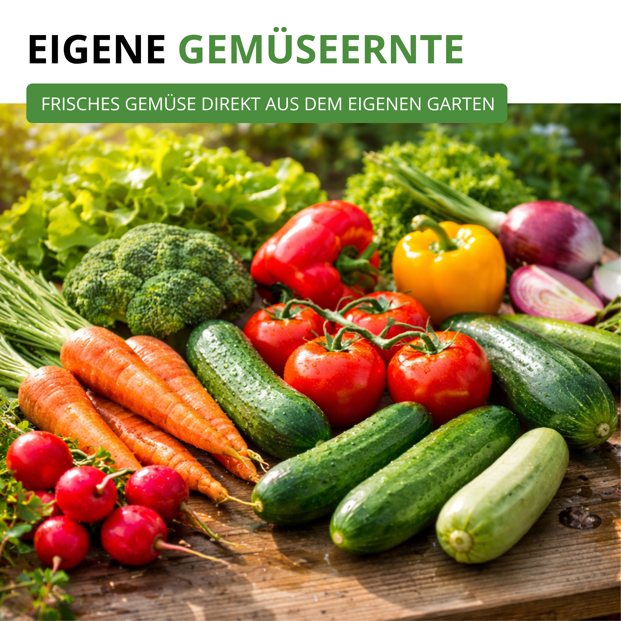 Gemüsesamen-Set mit 12 Sorten