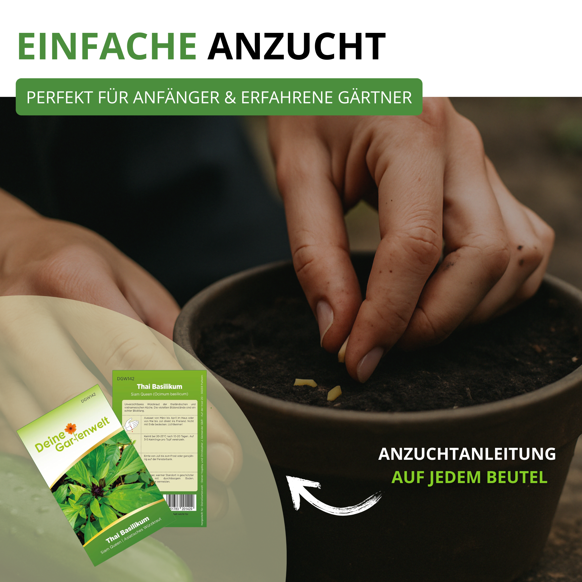 Kräutersamen-Set mit 10 Sorten