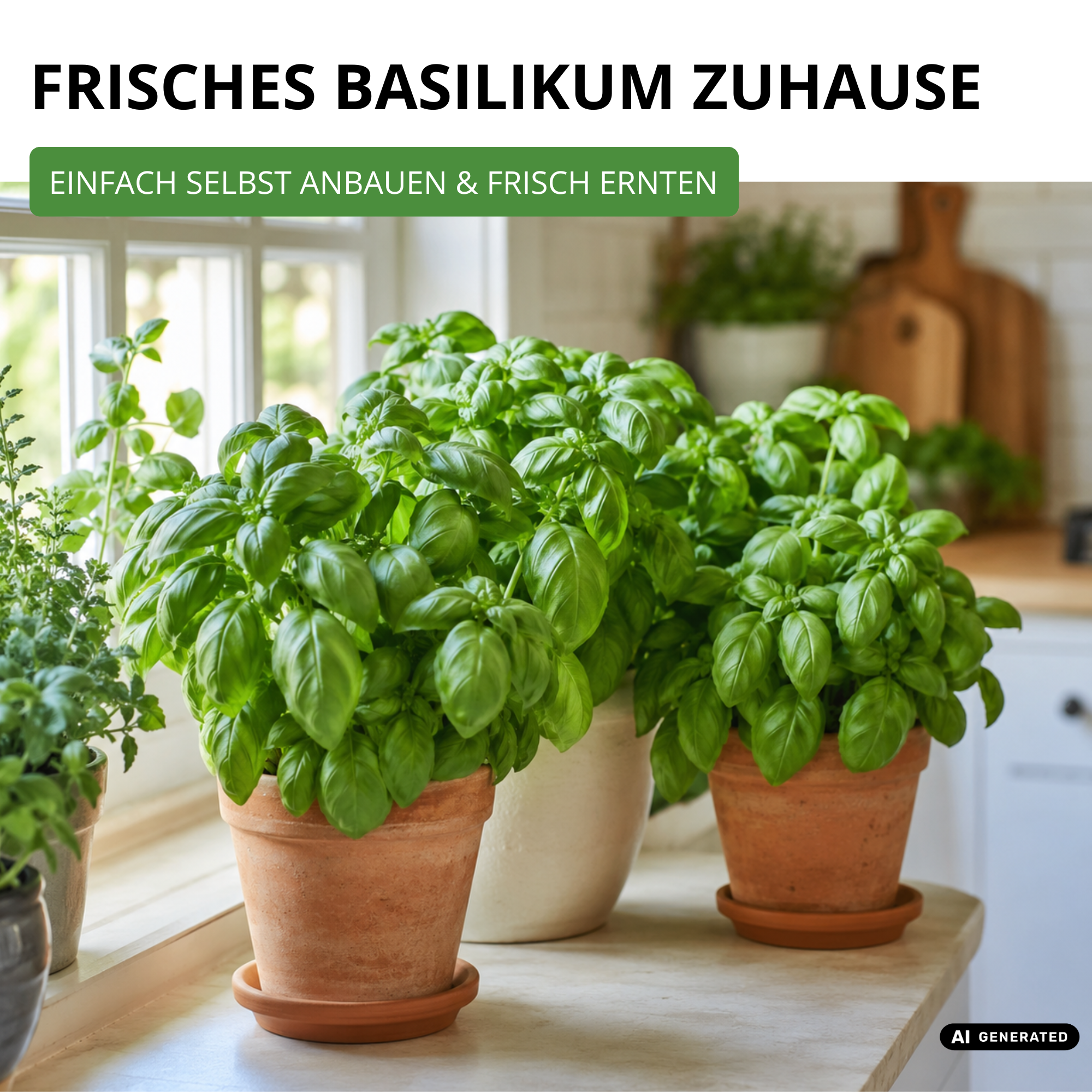 Basilikum Genoveser Saatgut