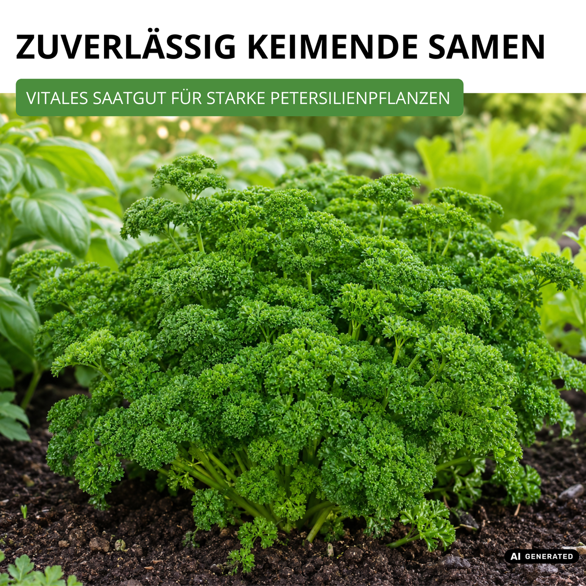 Petersilie Mooskrause 2 Saatgut