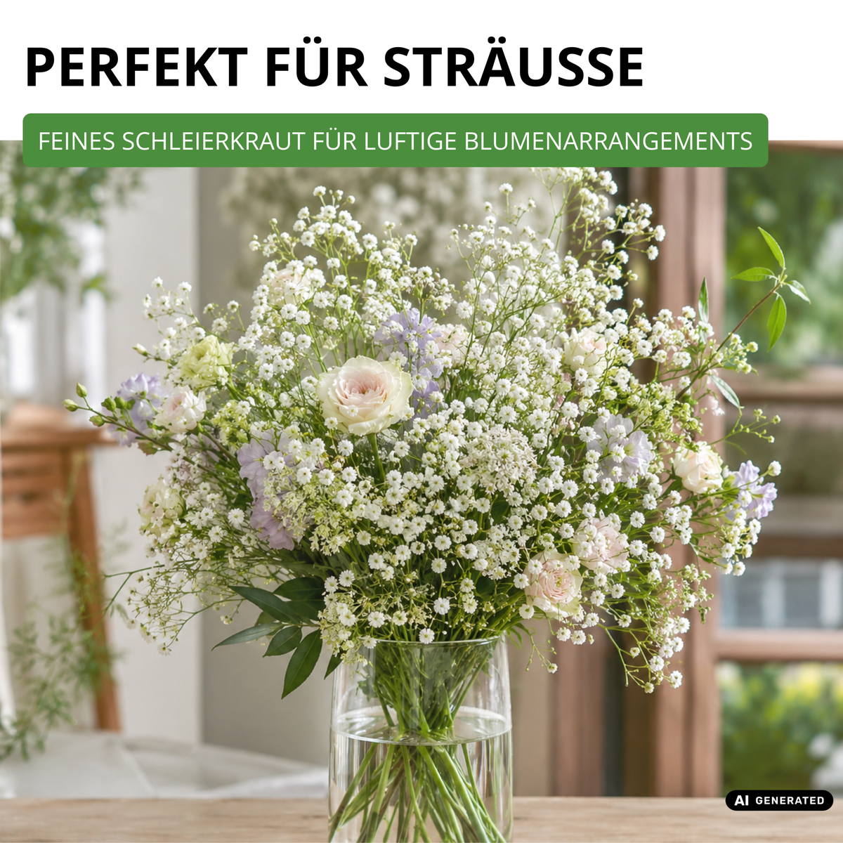 Stauden Schleierkraut weiß Saatgut