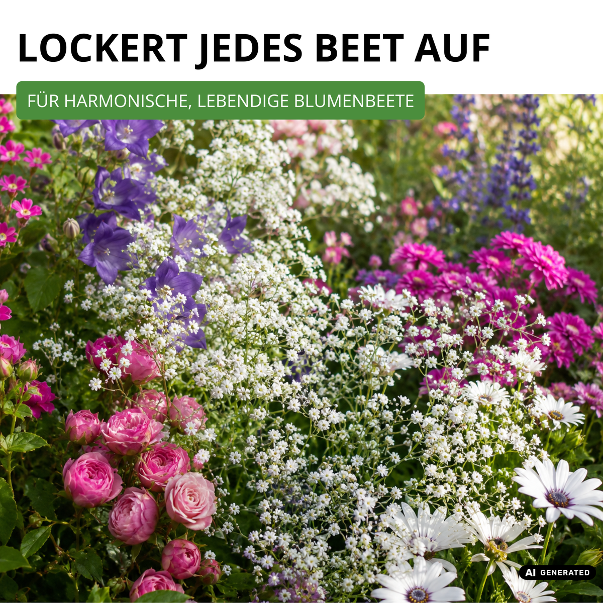 Stauden Schleierkraut weiß Saatgut
