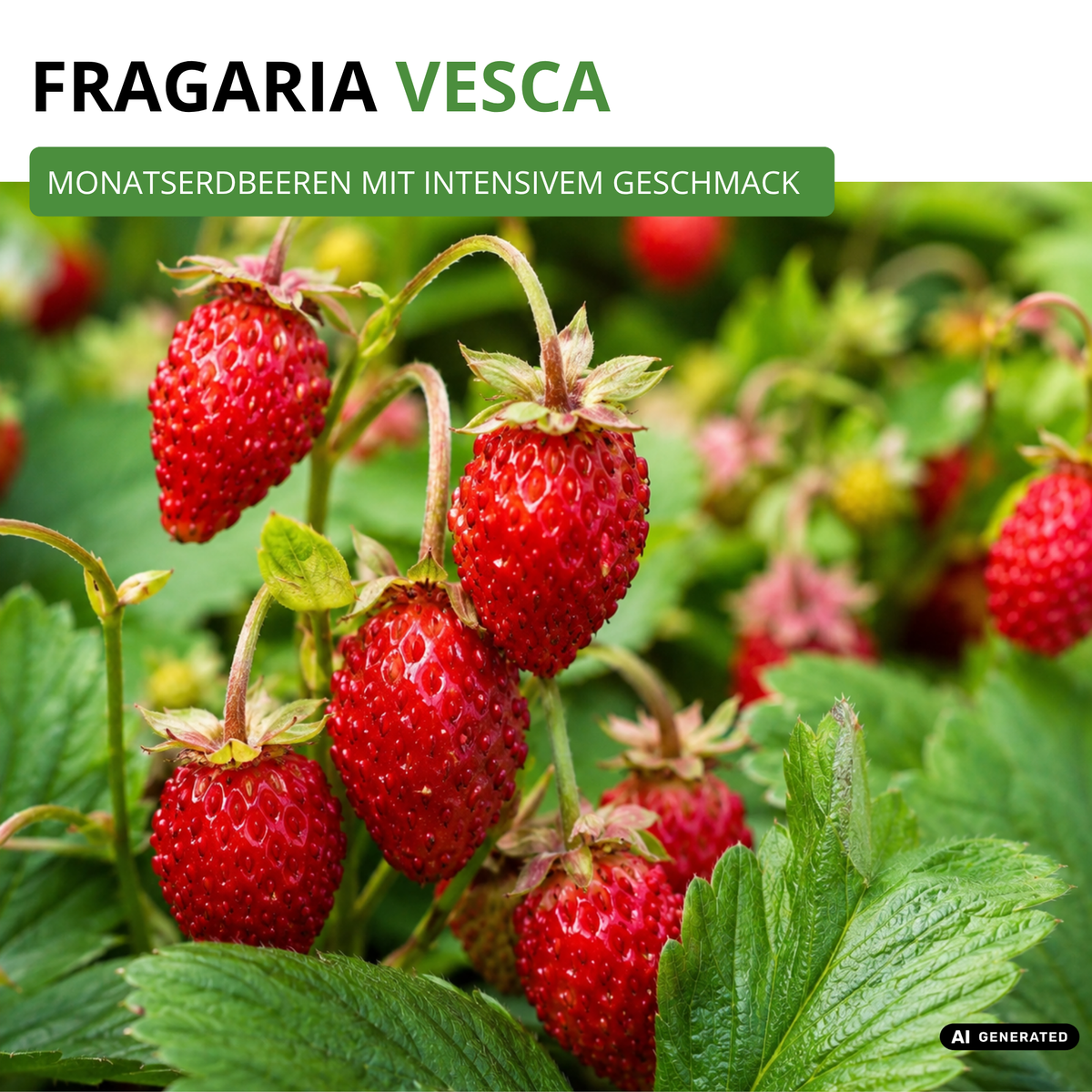 Monatserdbeeren Rügen Saatgut