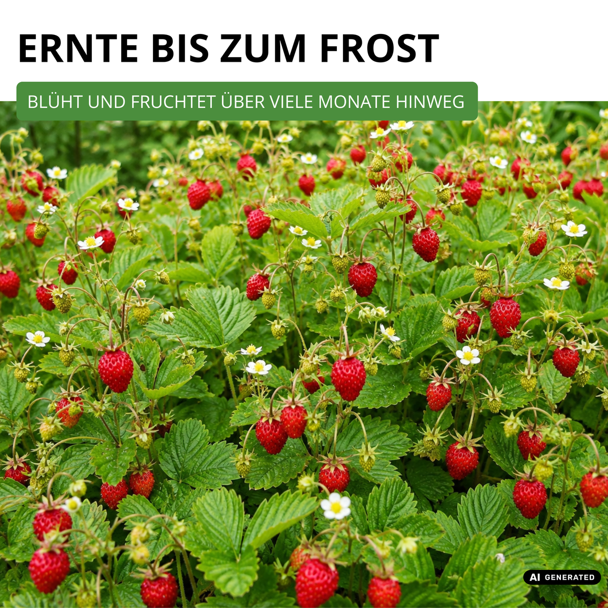 Monatserdbeeren Rügen Saatgut