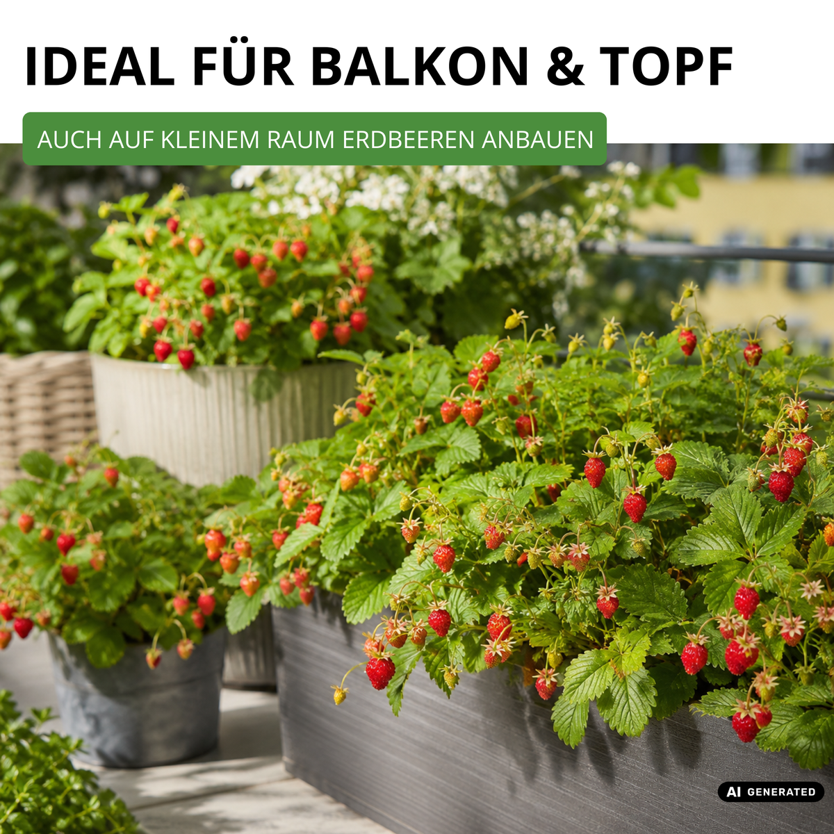 Monatserdbeeren Rügen Saatgut