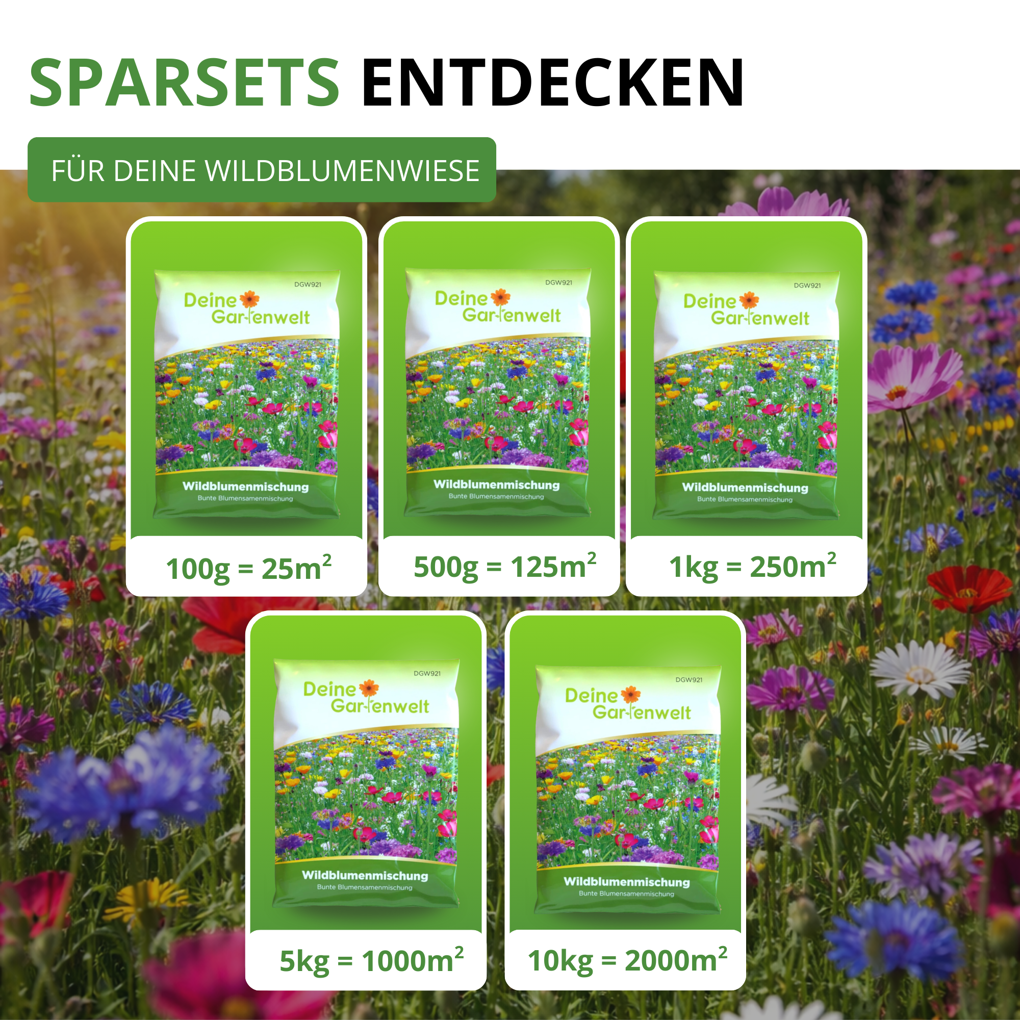 Wildblumenwiese Blumenmischung 100 g