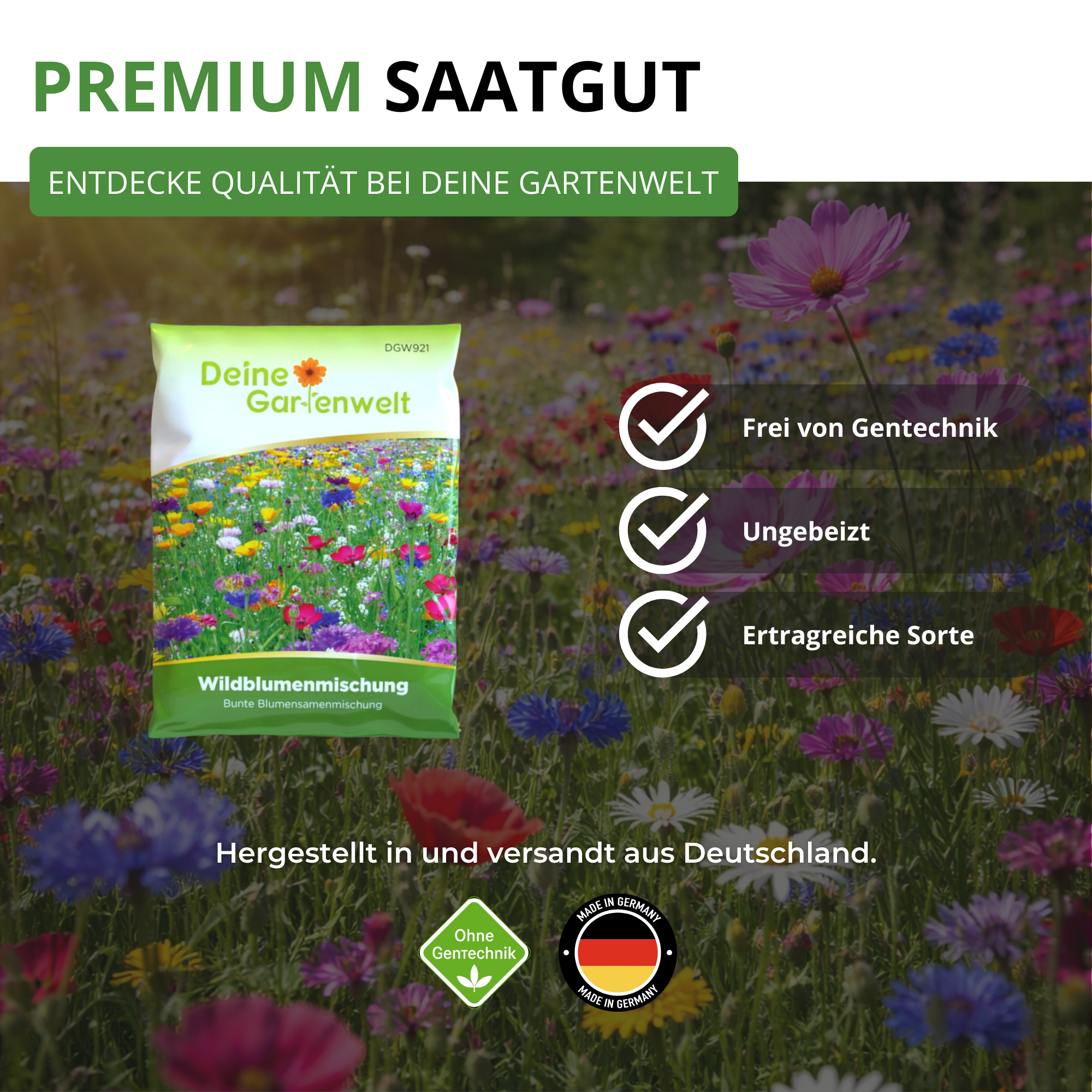 Wildblumenwiese Blumenmischung 100 g
