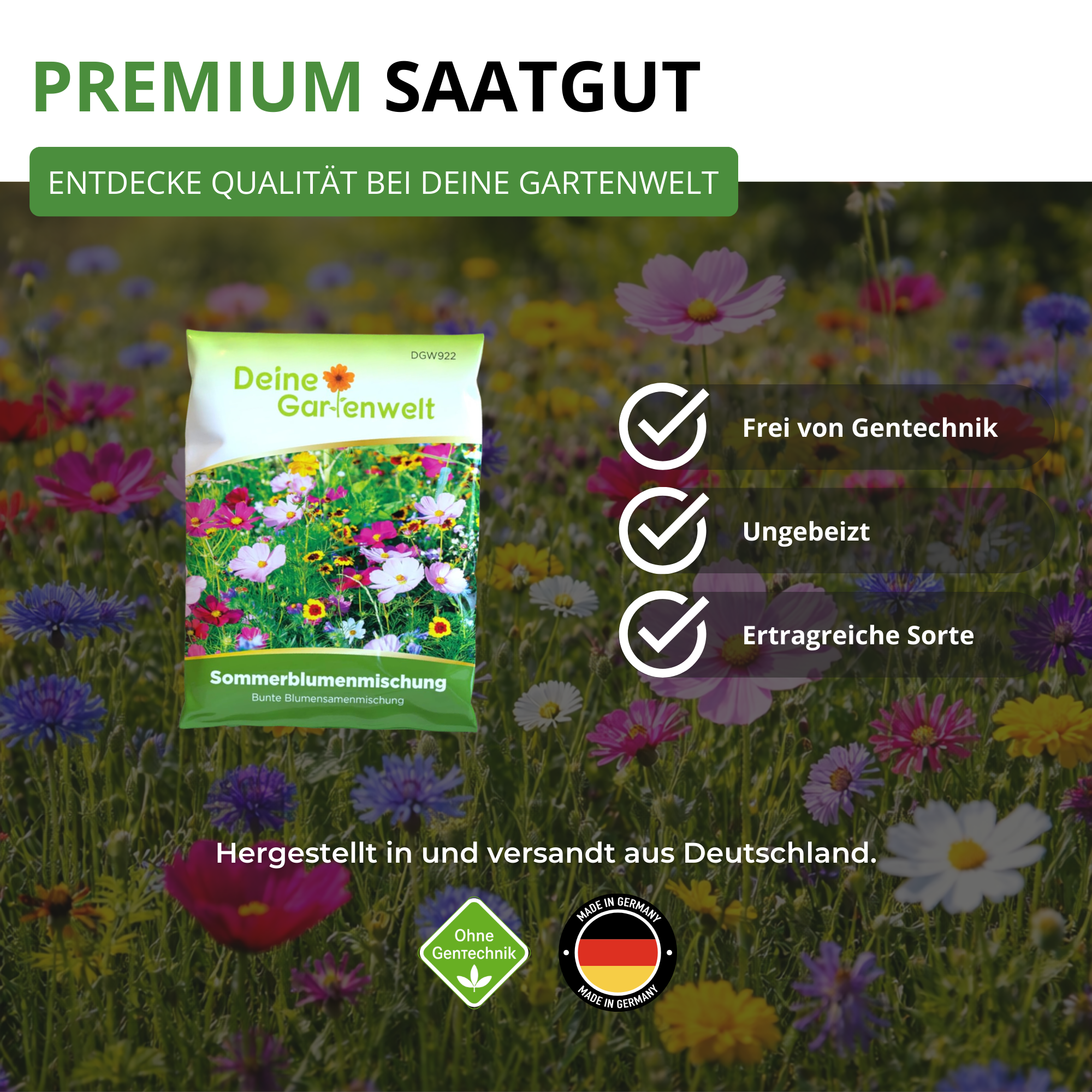 Sommerblumenwiese Blumenmischung 100 g