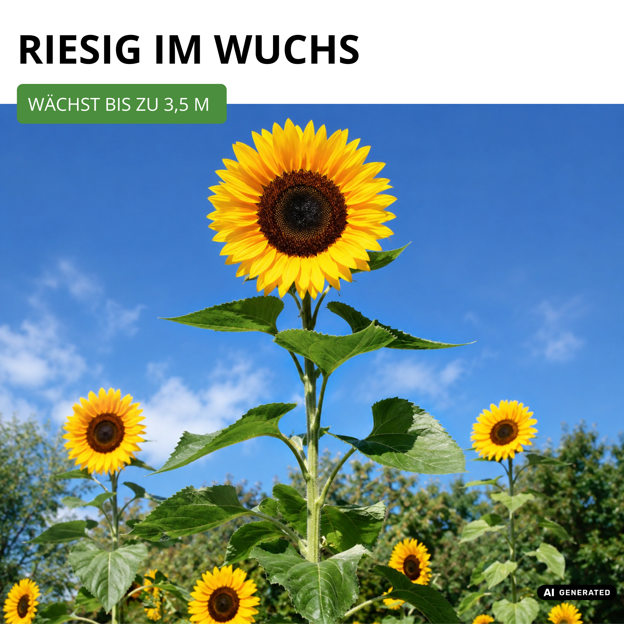 Sonnenblume Einfache Riesen Saatgut