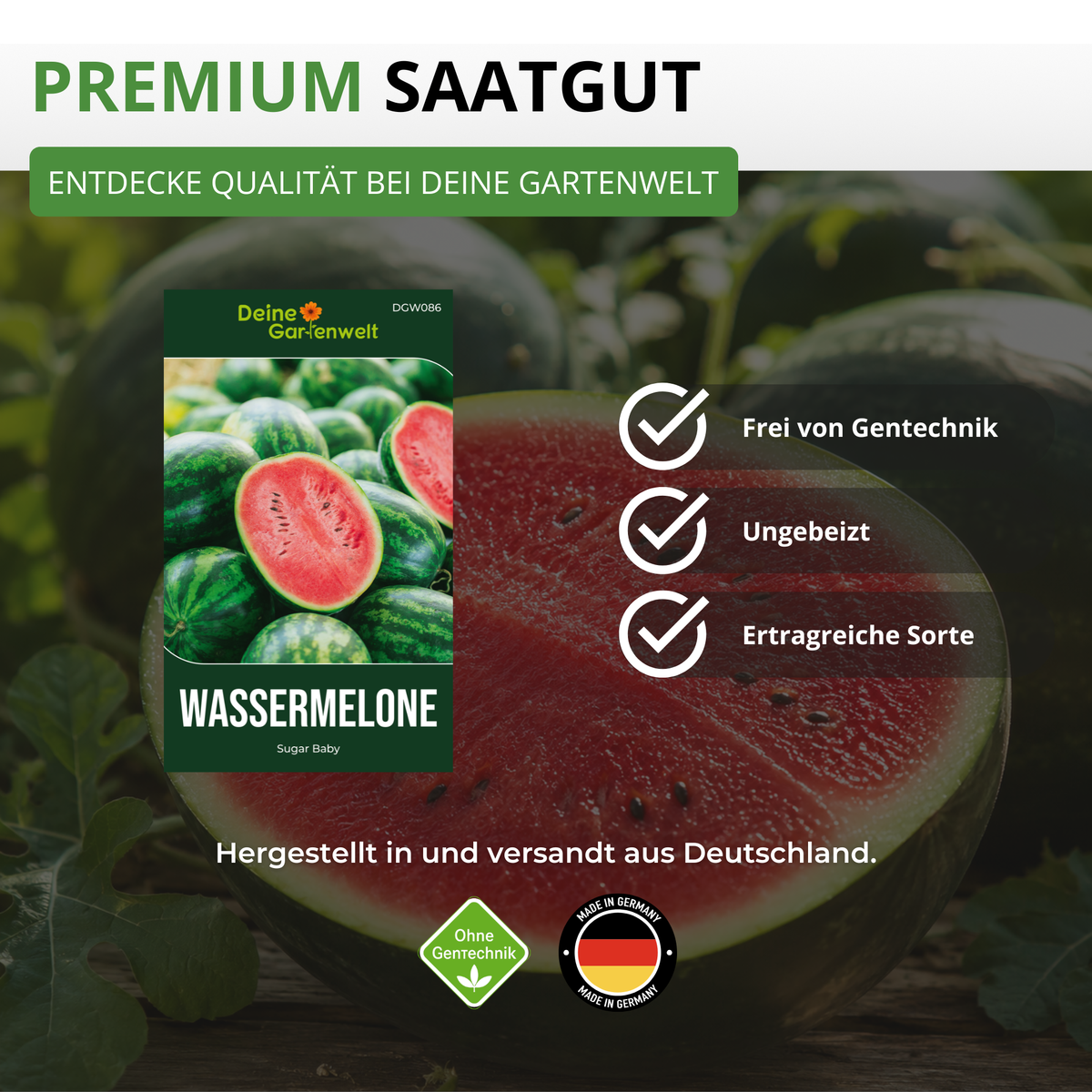 Wassermelone Sugar Baby Saatgut