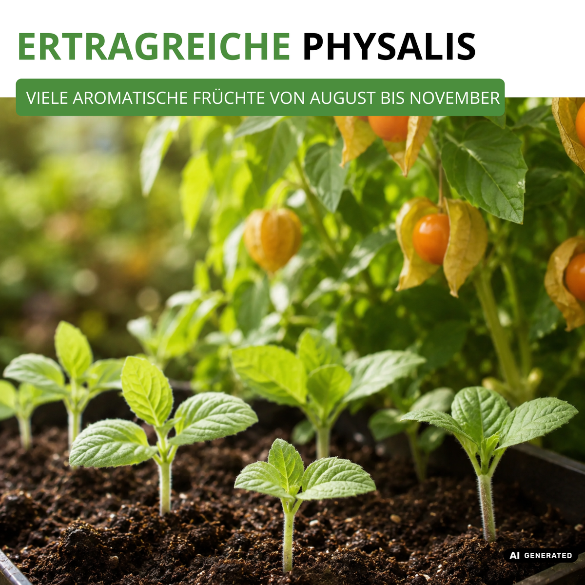 Physalis Andenbeere Kapstachelbeere Saatgut
