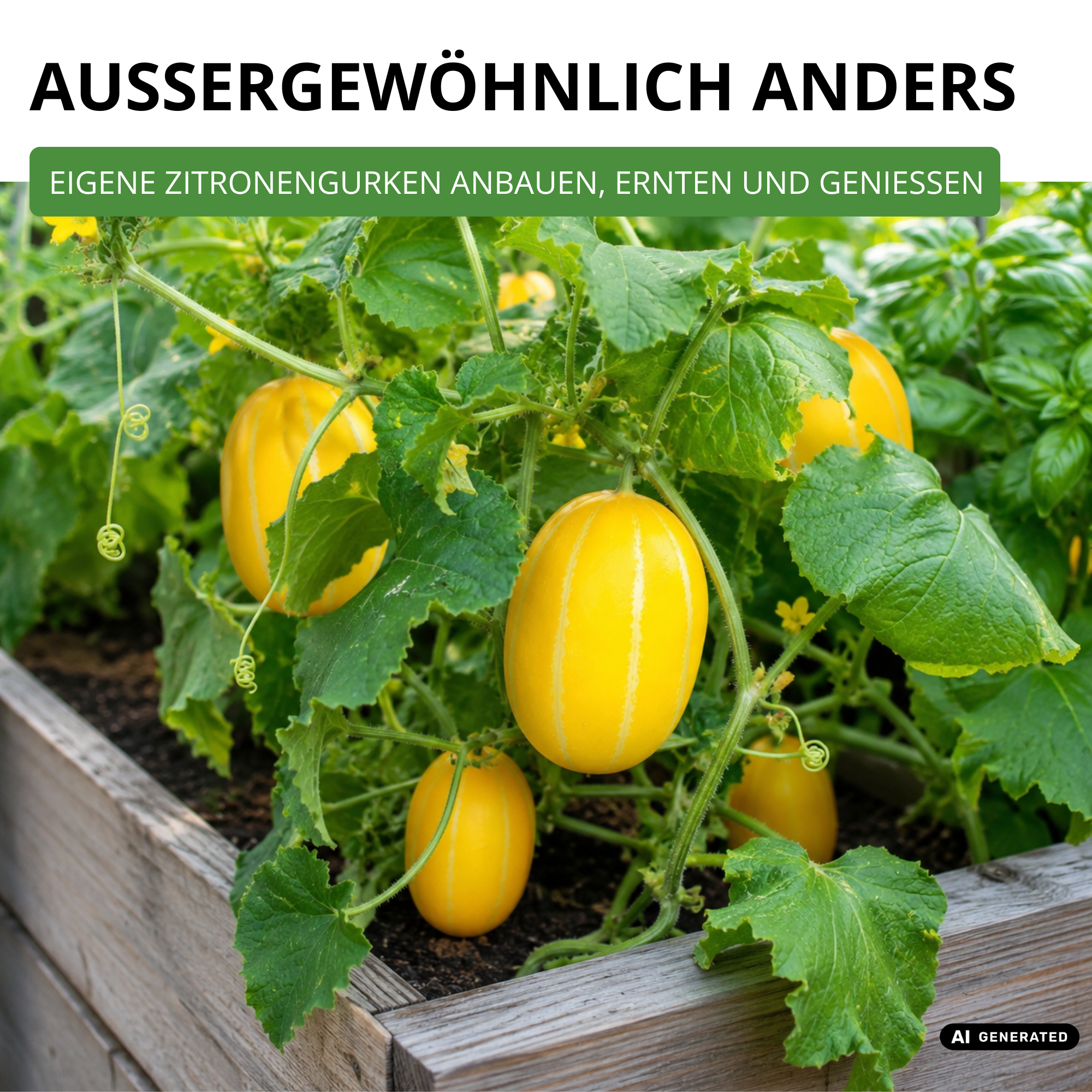 Zitronengurke Lemon Saatgut