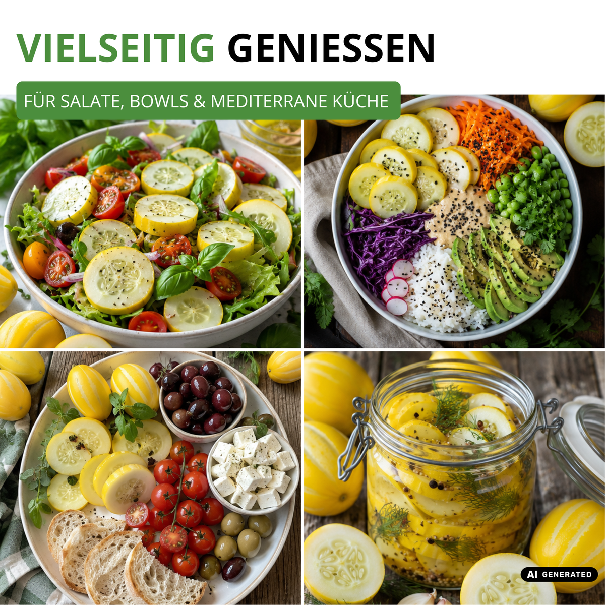 Zitronengurke Lemon Saatgut