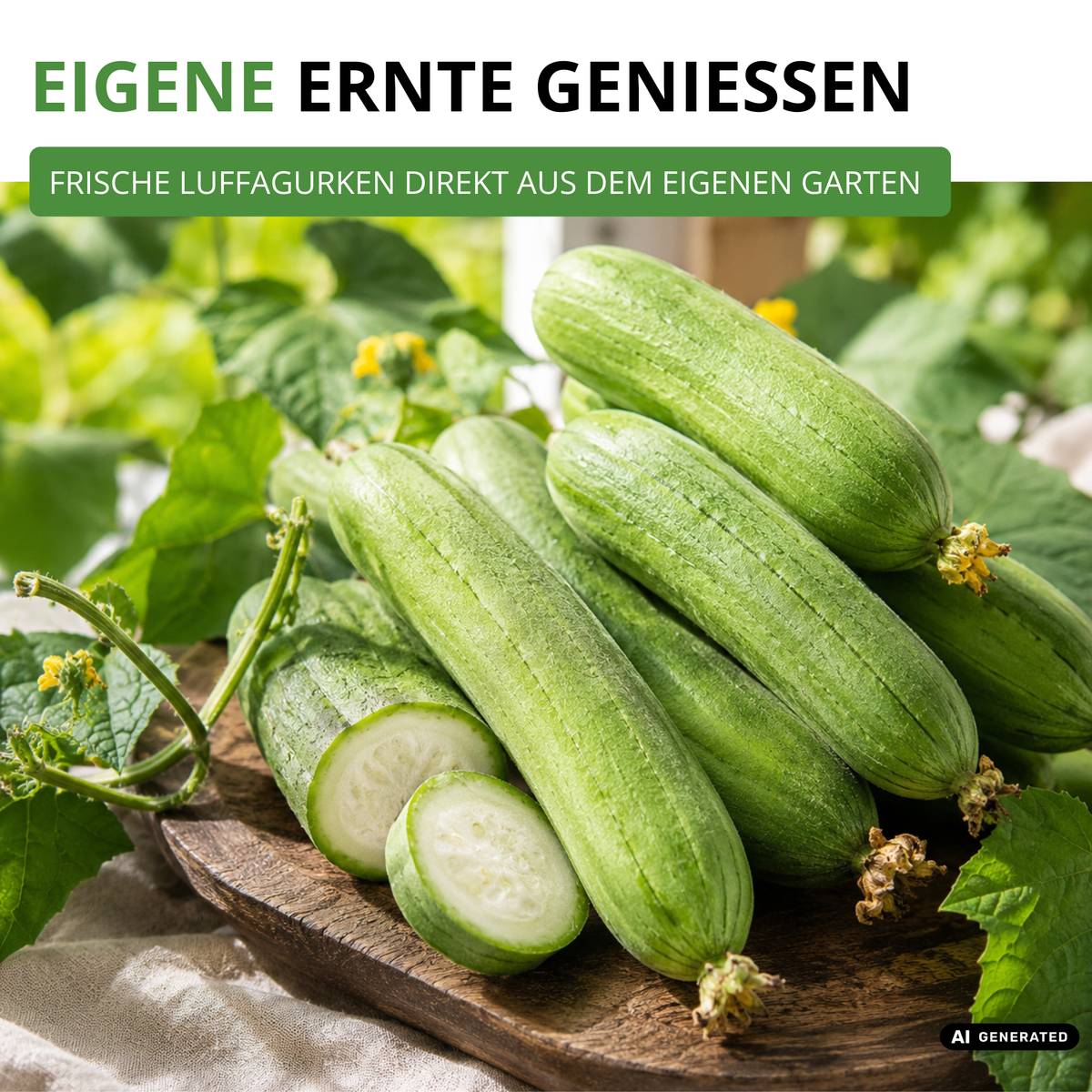 Schwammgurke Luffa Saatgut