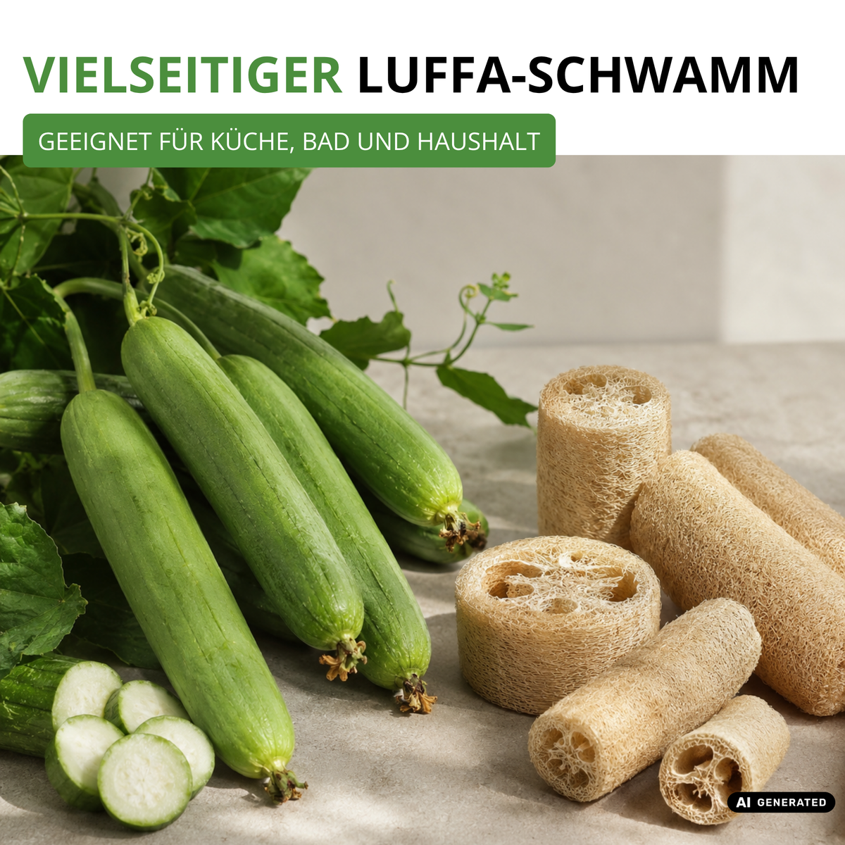 Schwammgurke Luffa Saatgut