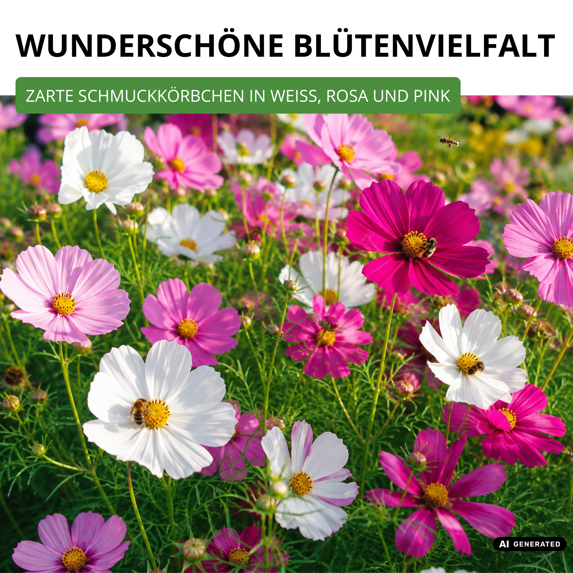 Cosmea Schmuckkörbchen Sensation Mix Saatgut