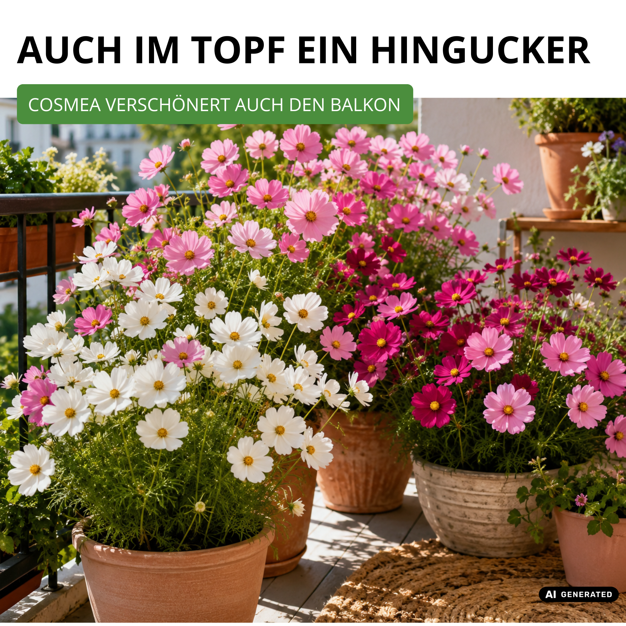 Cosmea Schmuckkörbchen Sensation Mix Saatgut