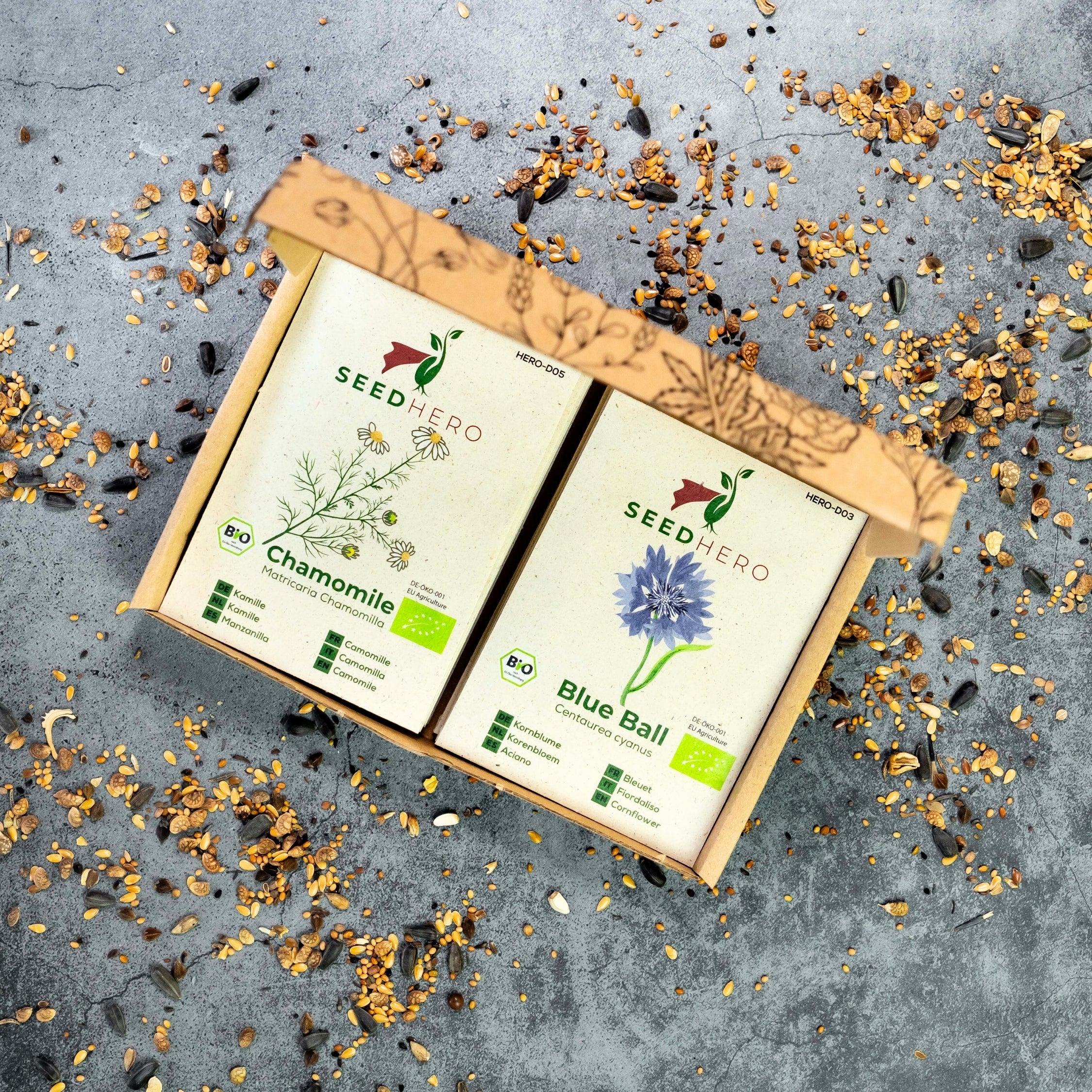 BIO Essbare Blüten Blumensamen-Set mit 10 Sorten