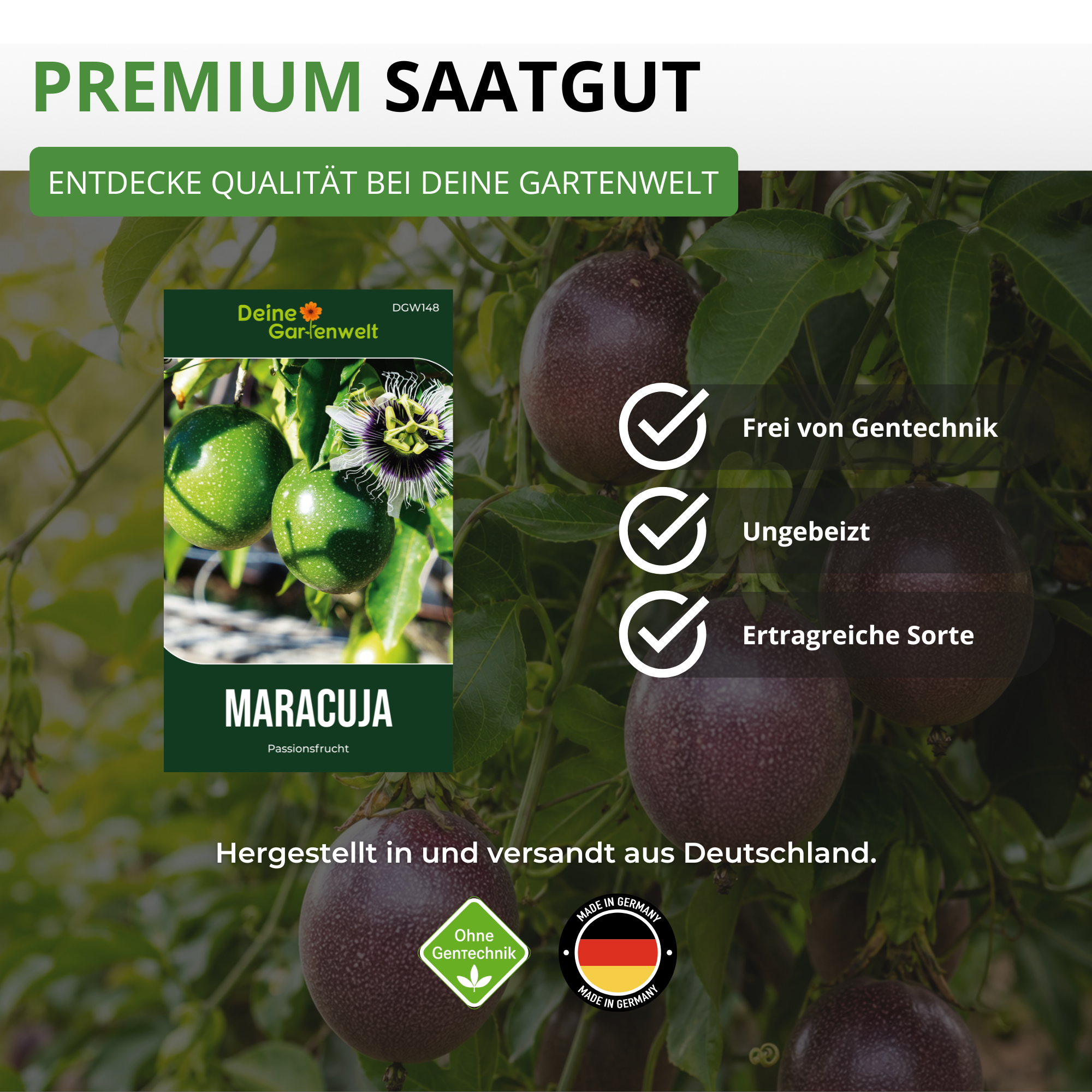 Passionsfrucht Maracuja Saatgut