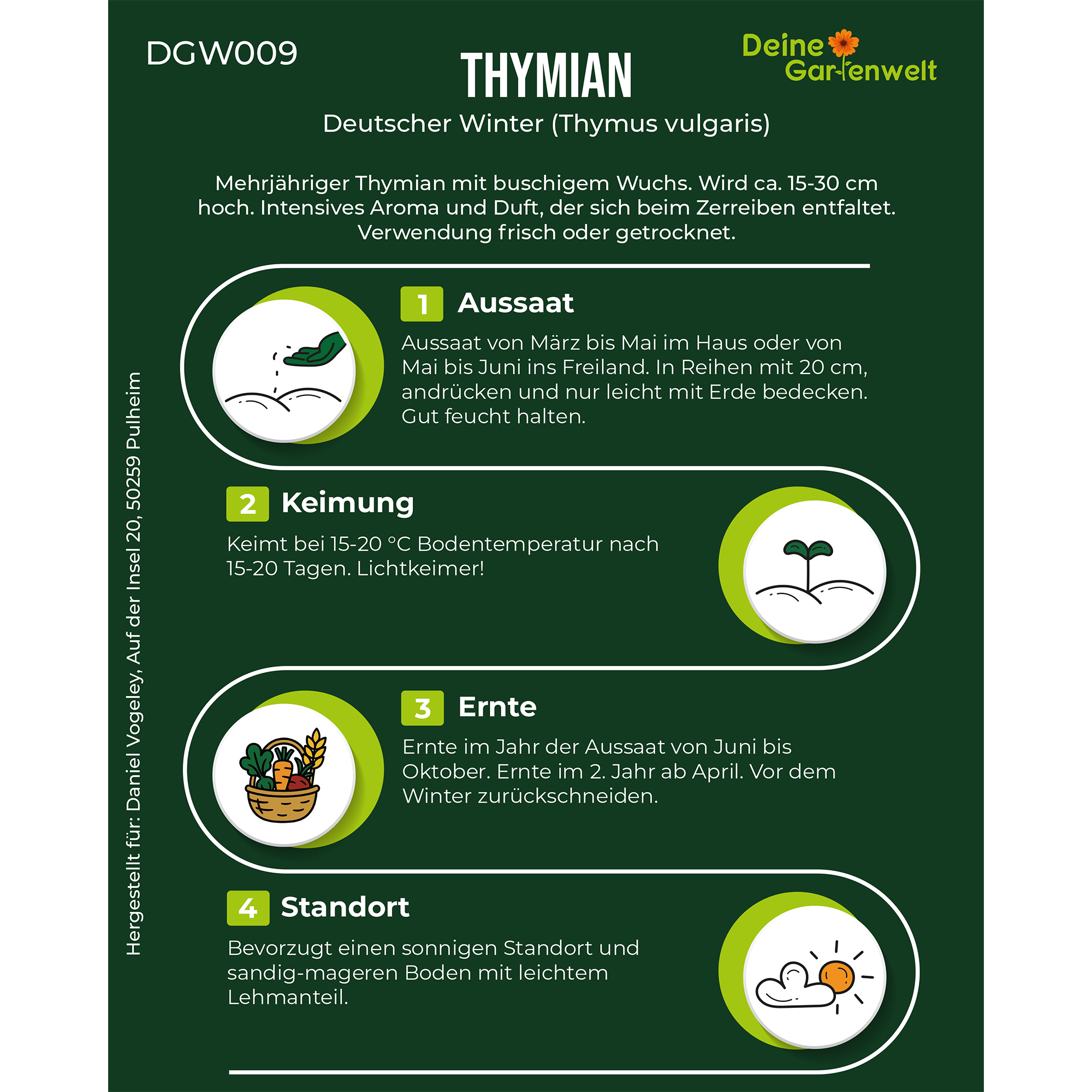 Thymian Deutscher Winter