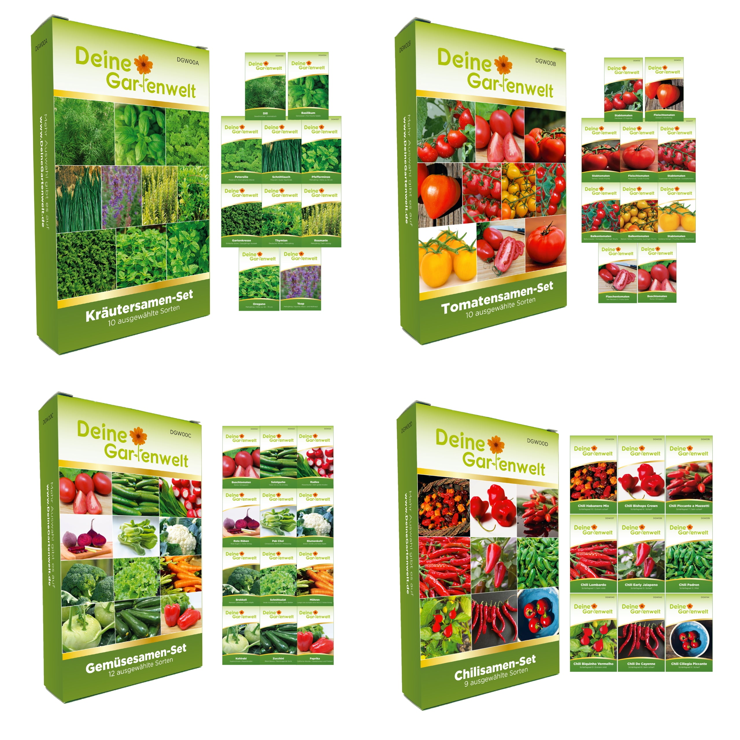 XXL Saatgut-Set mit 88 Sorten