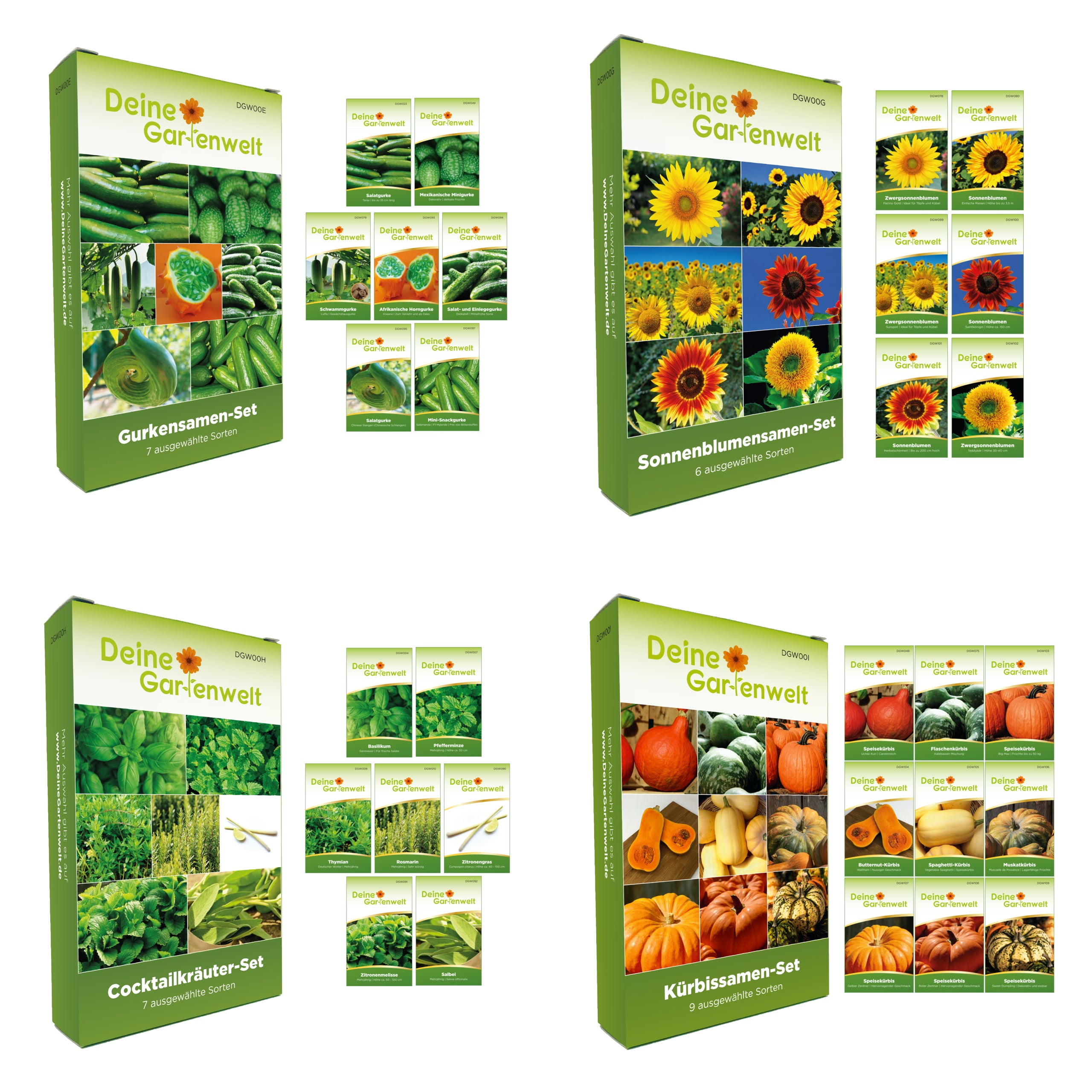 XXL Saatgut-Set mit 88 Sorten