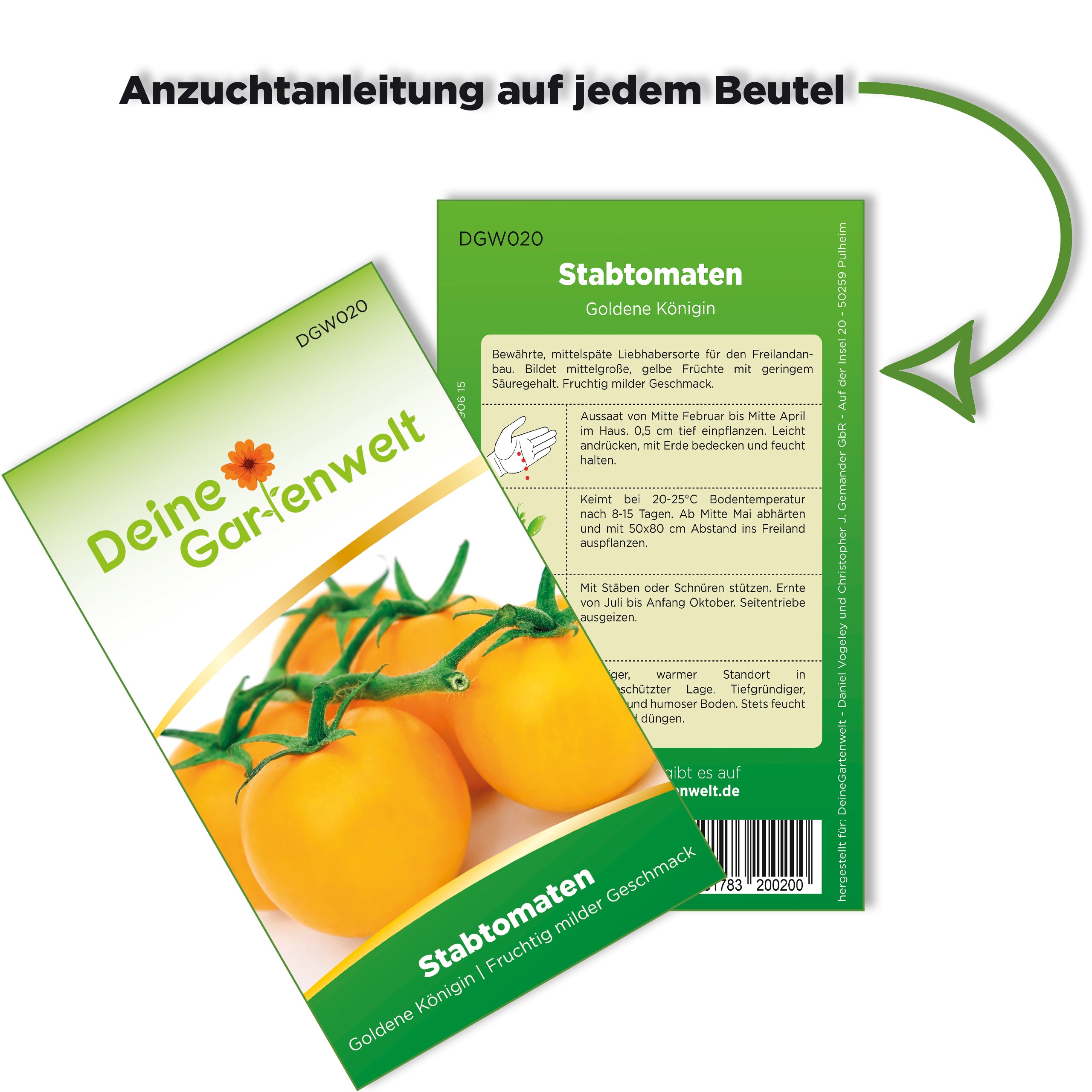 Stabtomate Goldene Königin