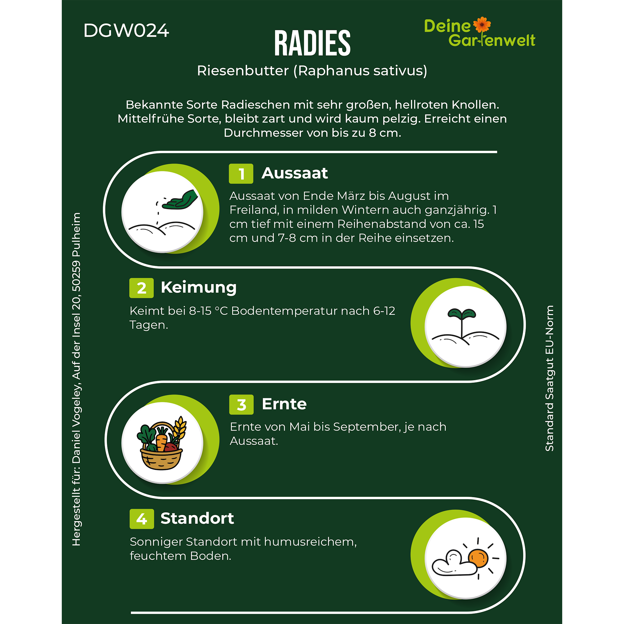 Radieschen Riesenbutter