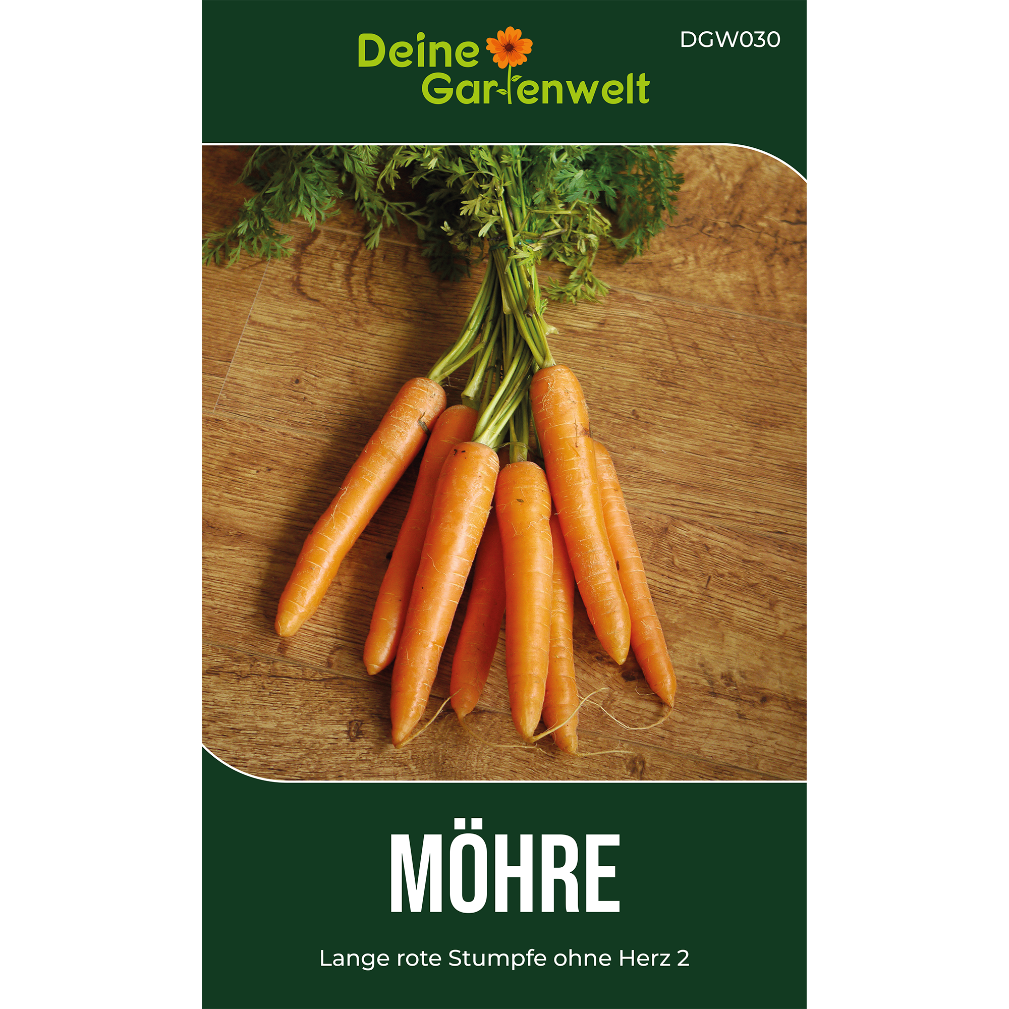 Möhren lange rote Stumpfe ohne Herz 2