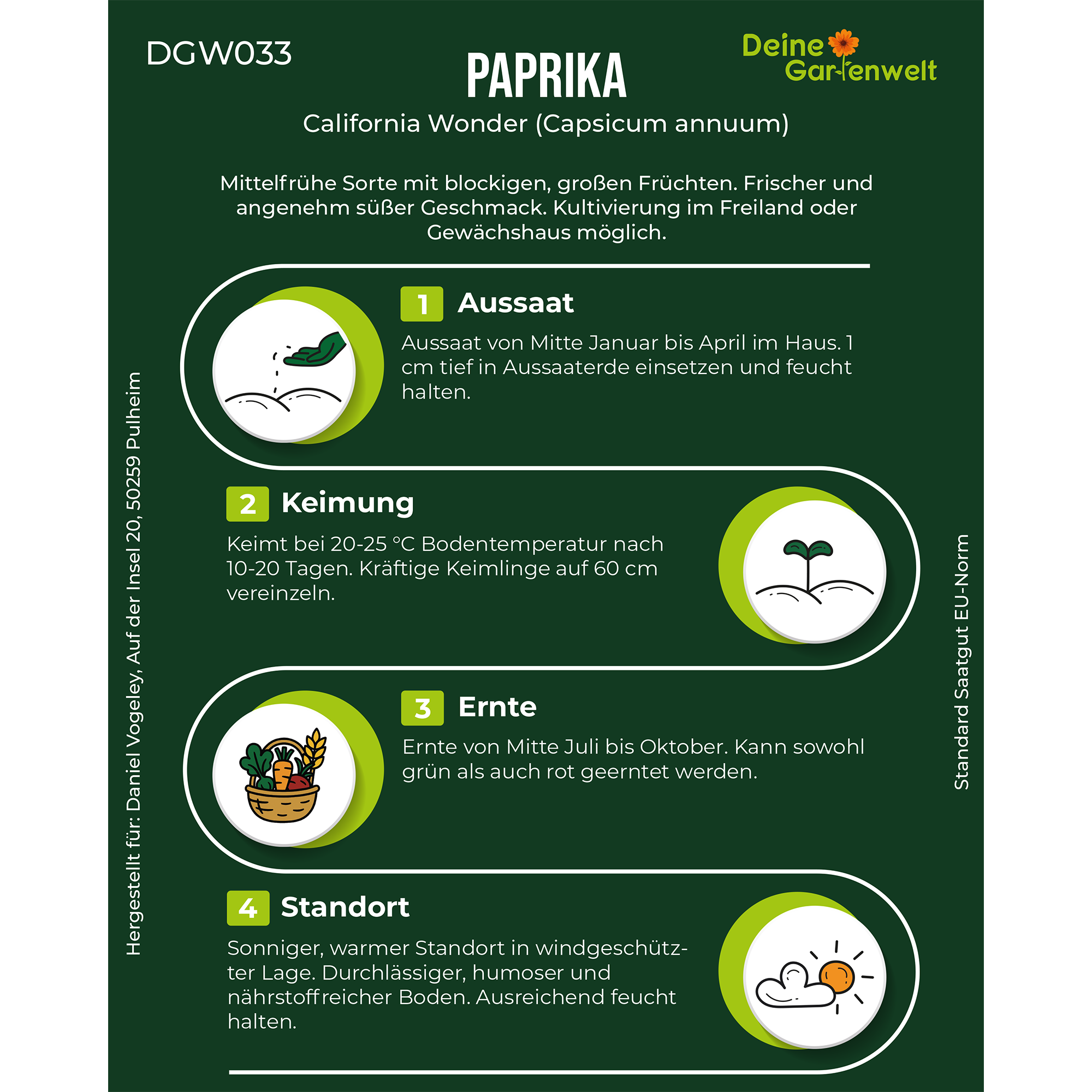Paprika California Wonder