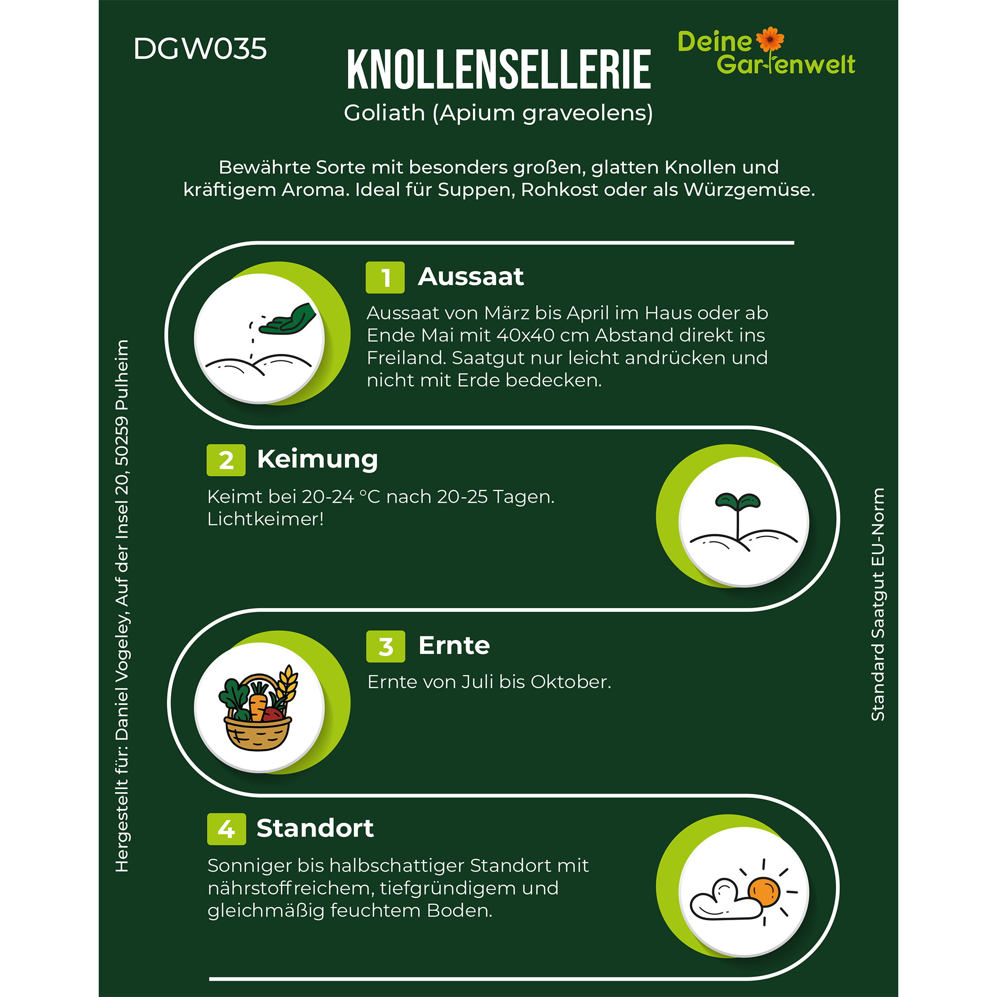 Knollensellerie Goliath