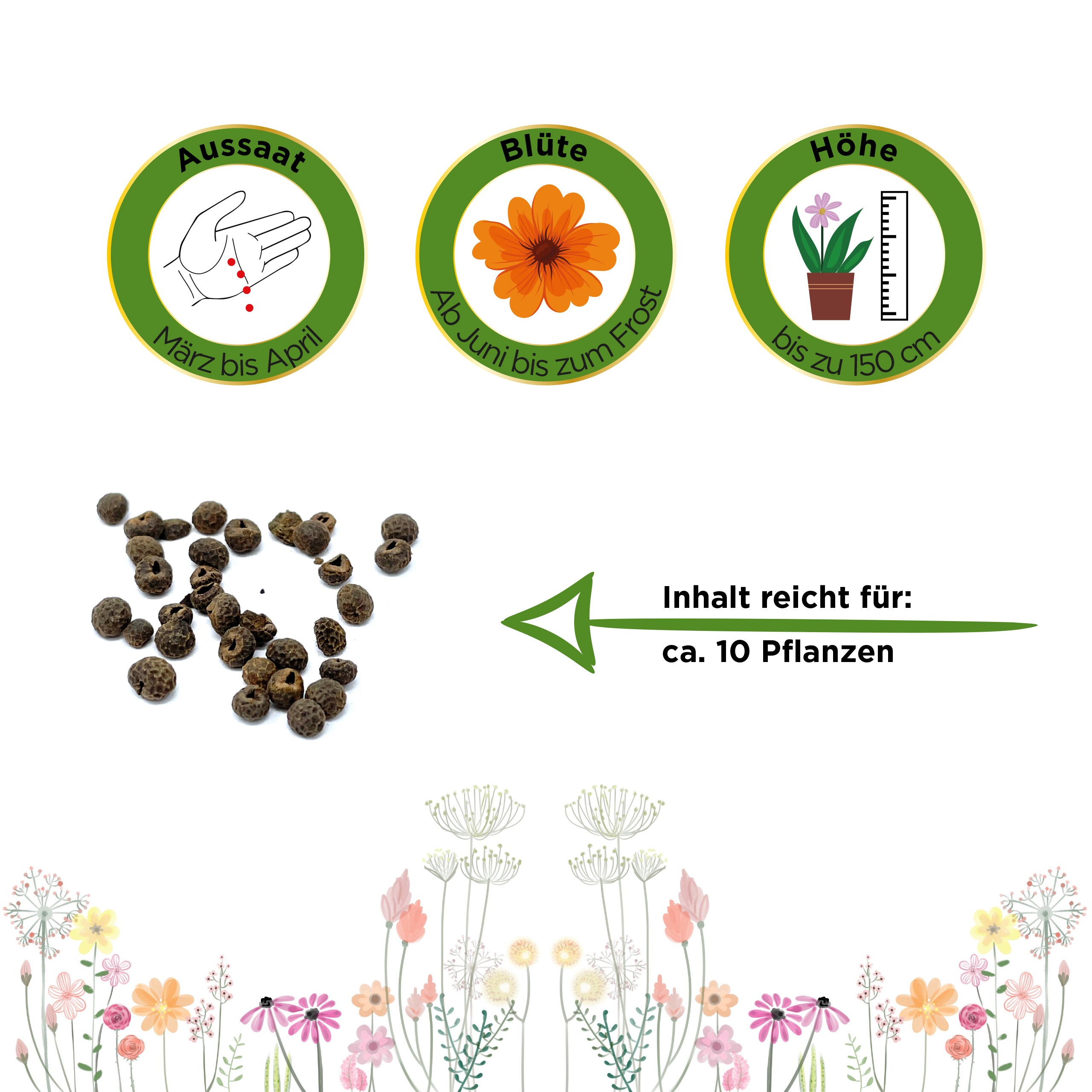 Schwarzäugige Susanne Mischung