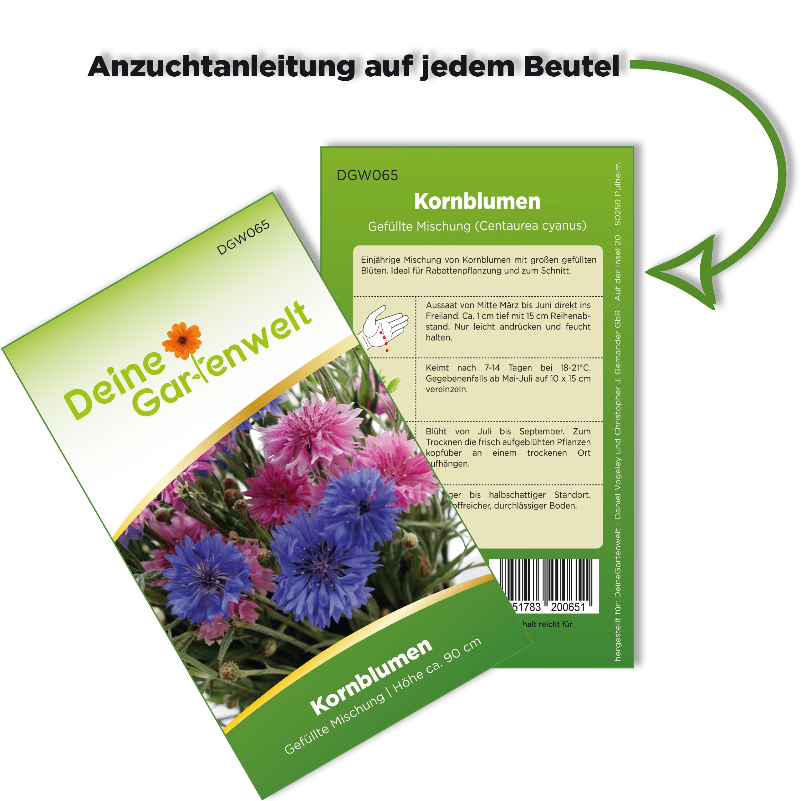 Kornblumen Gefüllte Mischung