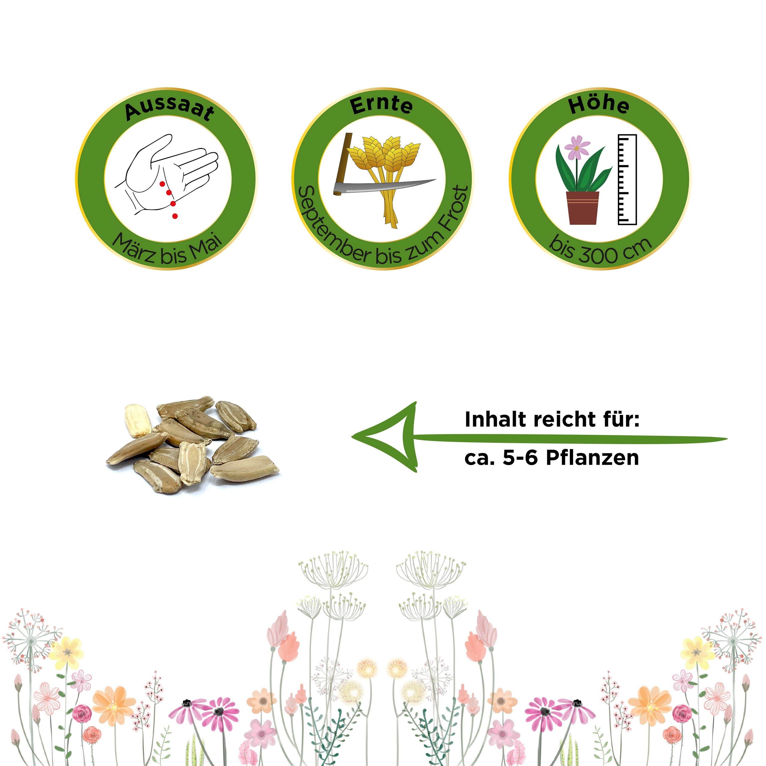 Flaschenkürbis Mischung