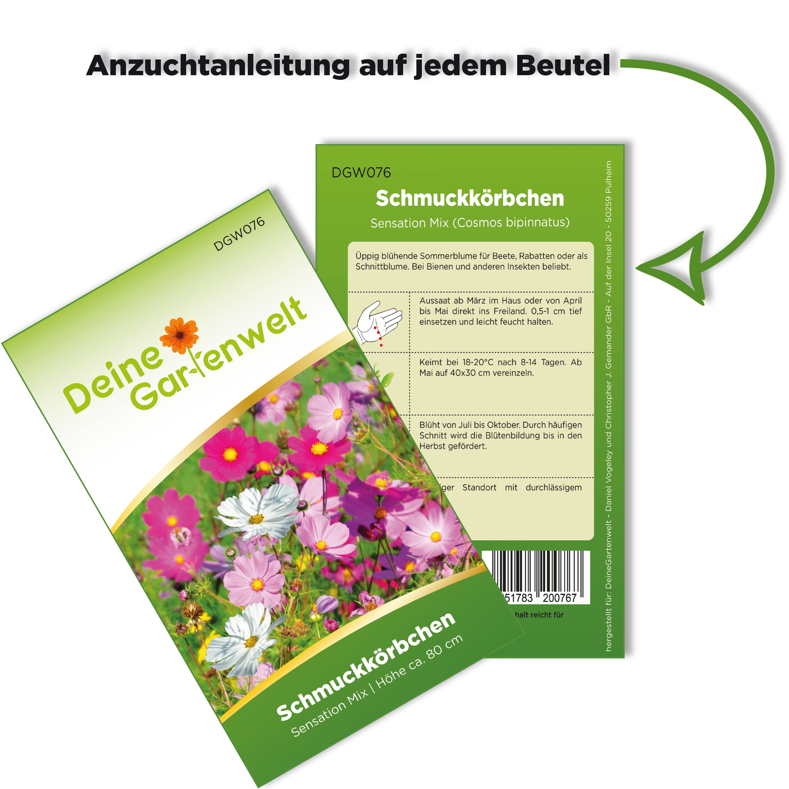 Cosmea Schmuckkörbchen Sensation Mix