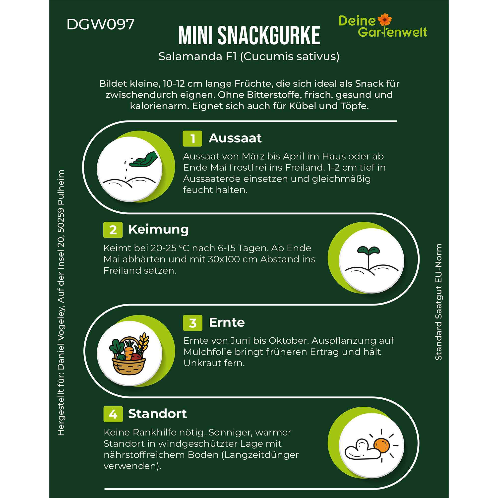 Mini-Snackgurke Salamanda F1