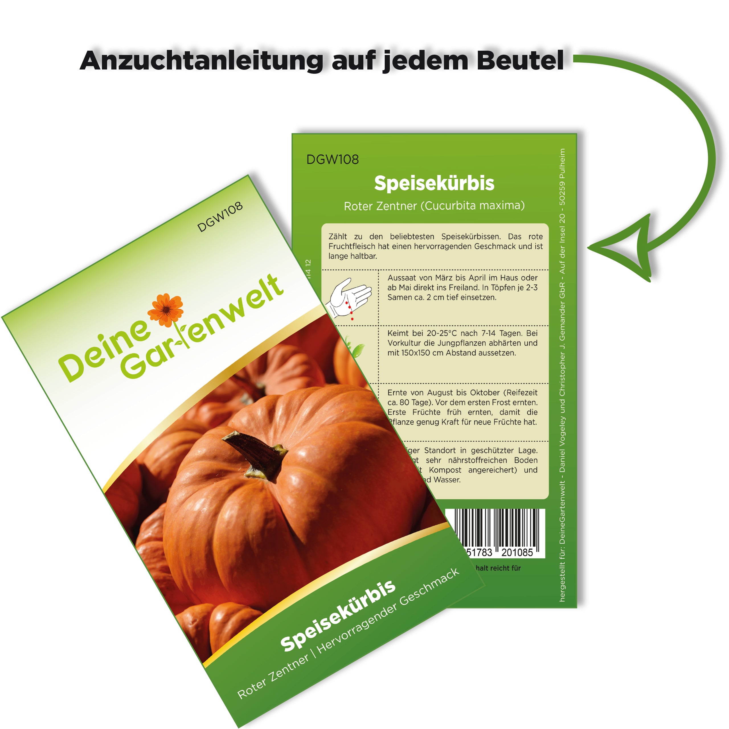 Riesenkürbis Roter Zentner