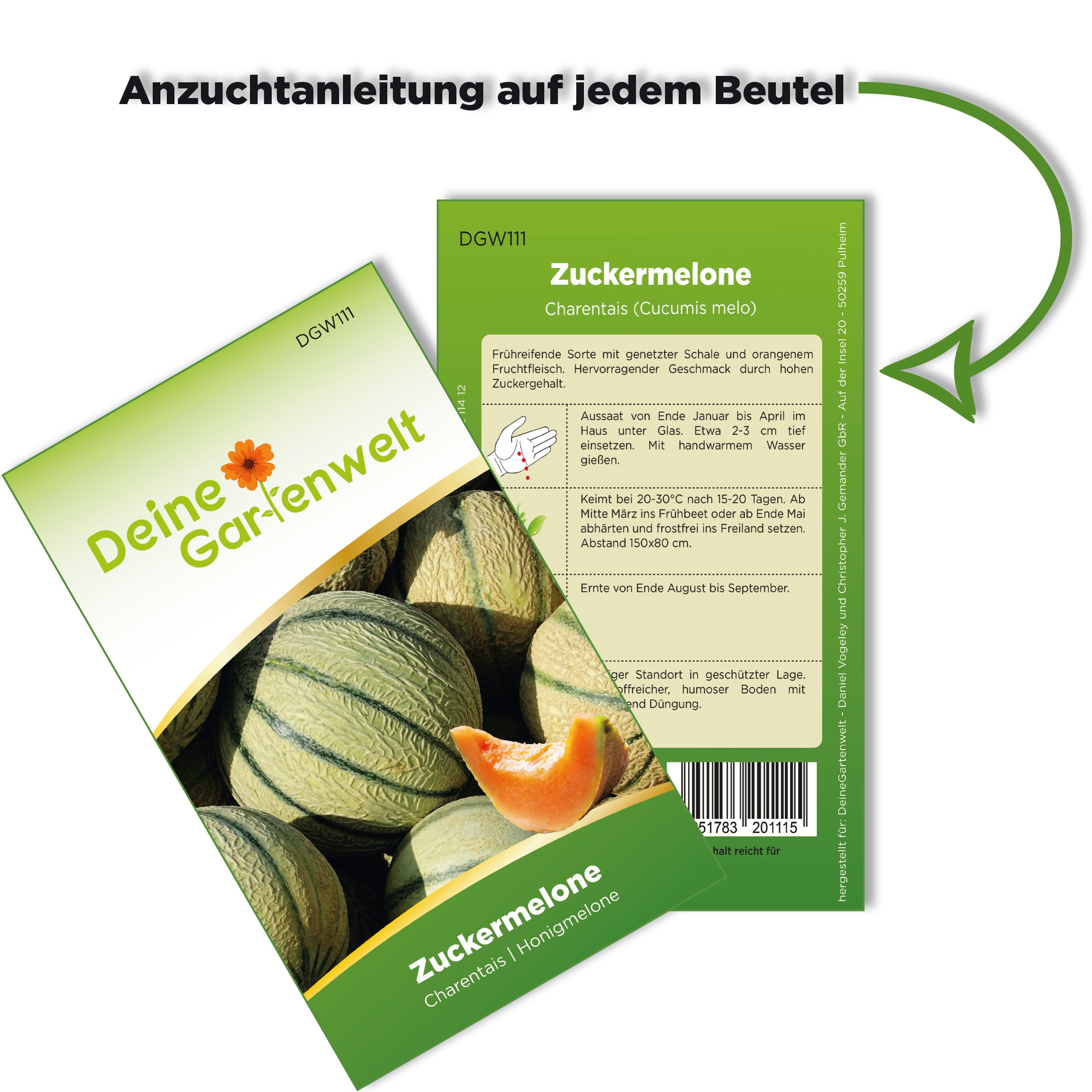 Zuckermelone Charentais