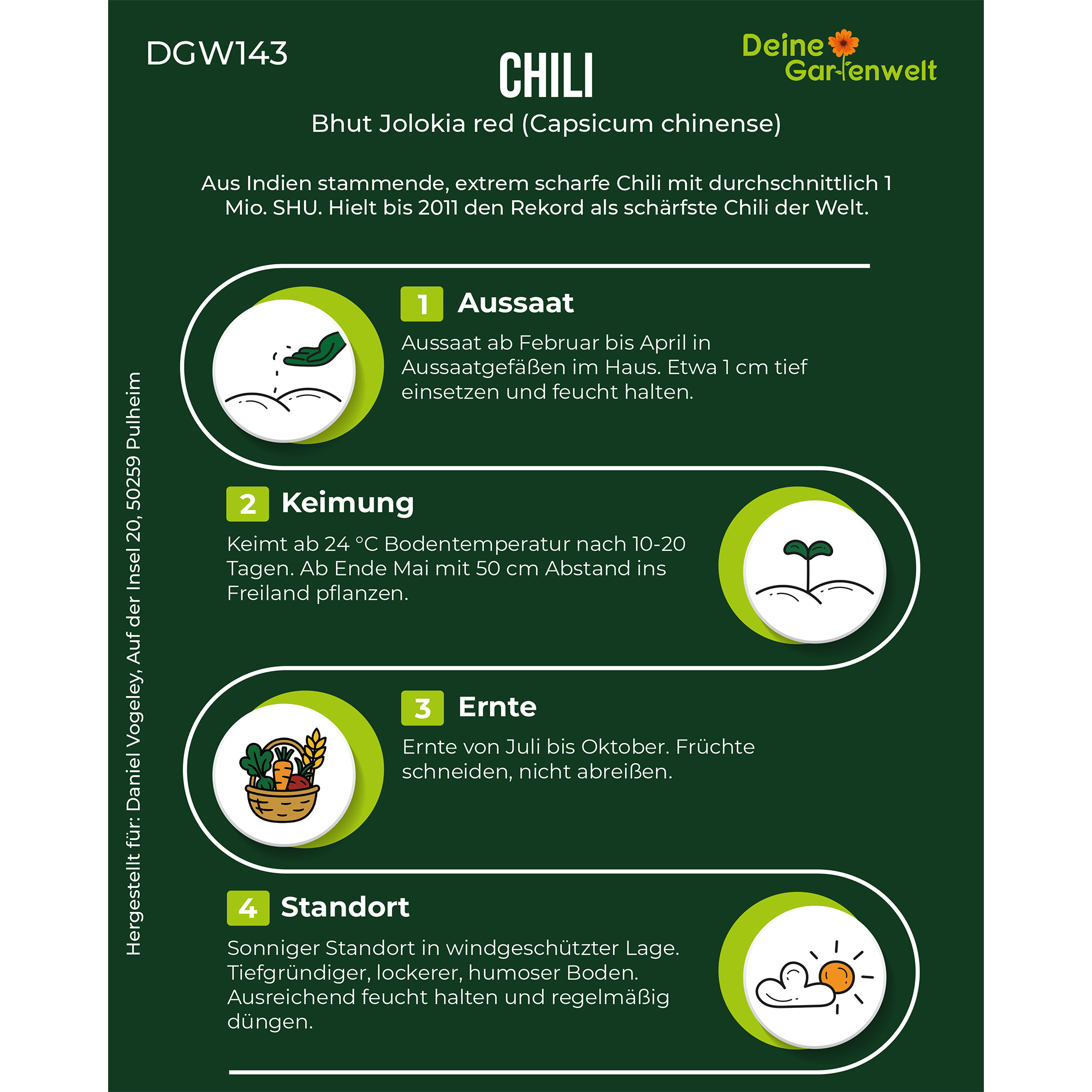 Chili Bhut Jolokia red