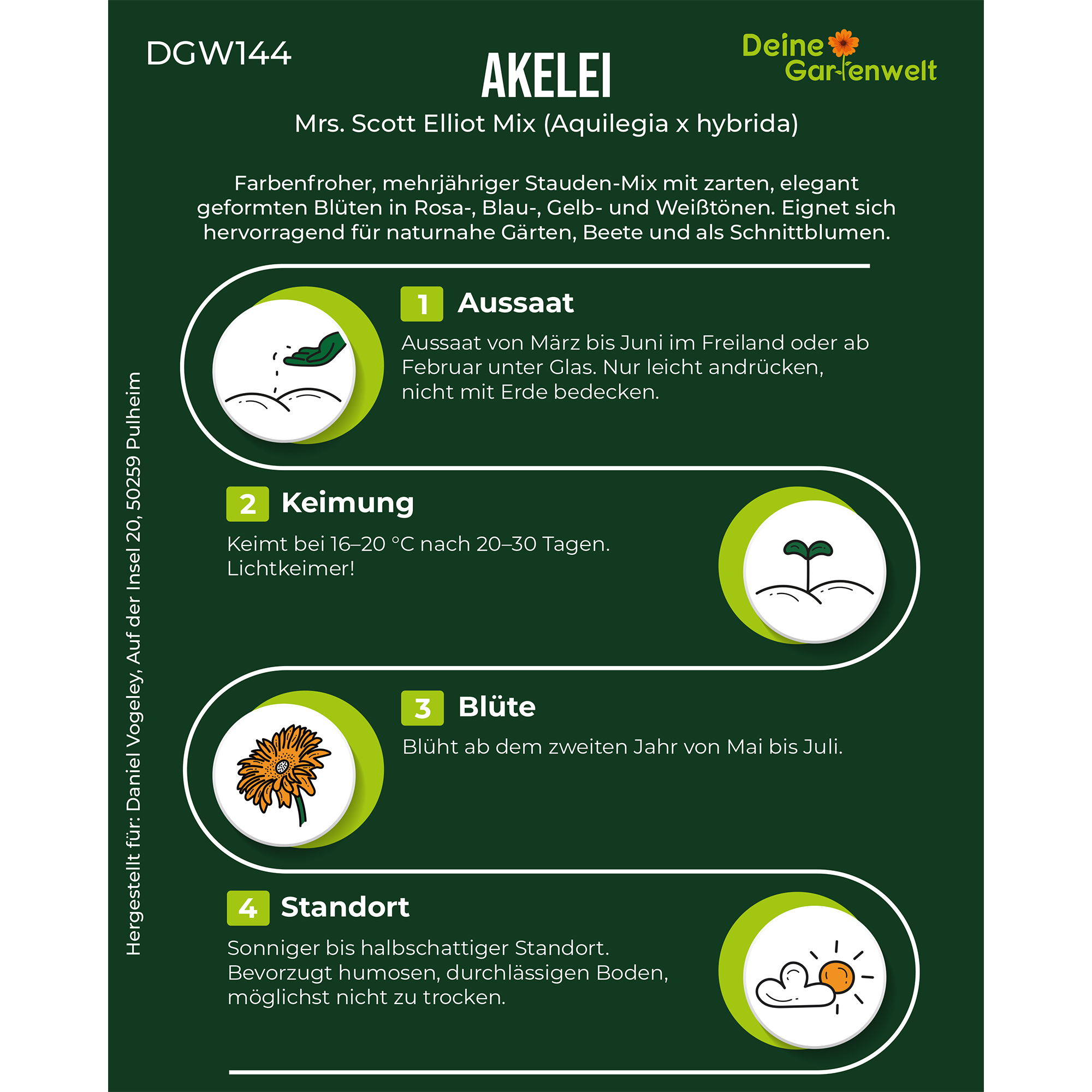 Akelei Mrs. Scott Elliot Mix