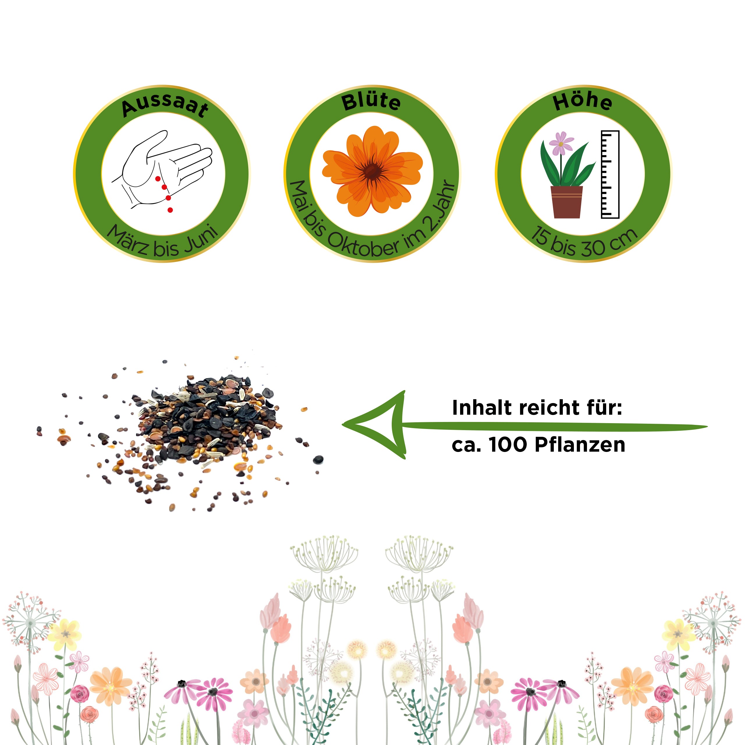 Blumenmischung Steingarten winterharte Stauden