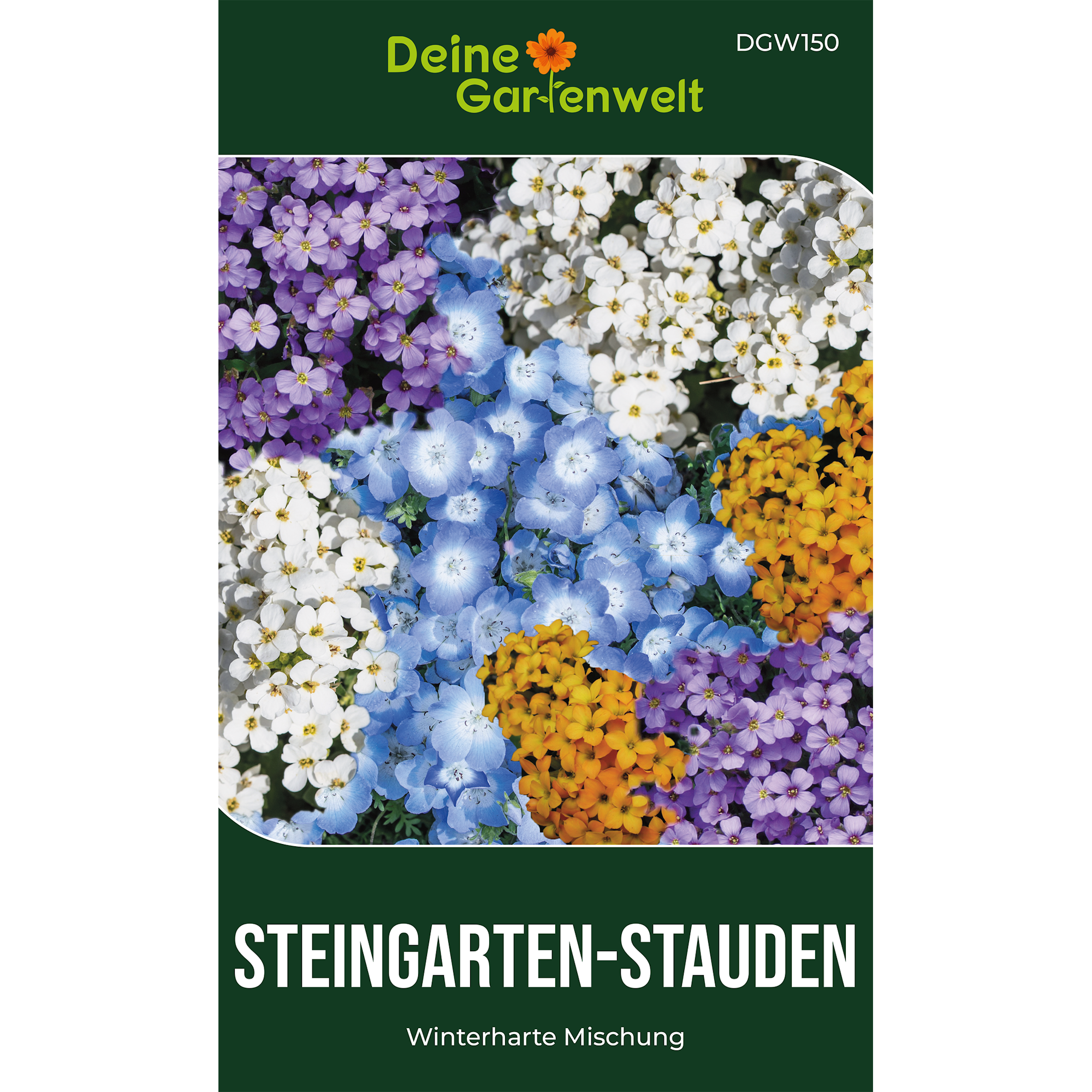 Blumenmischung Steingarten winterharte Stauden