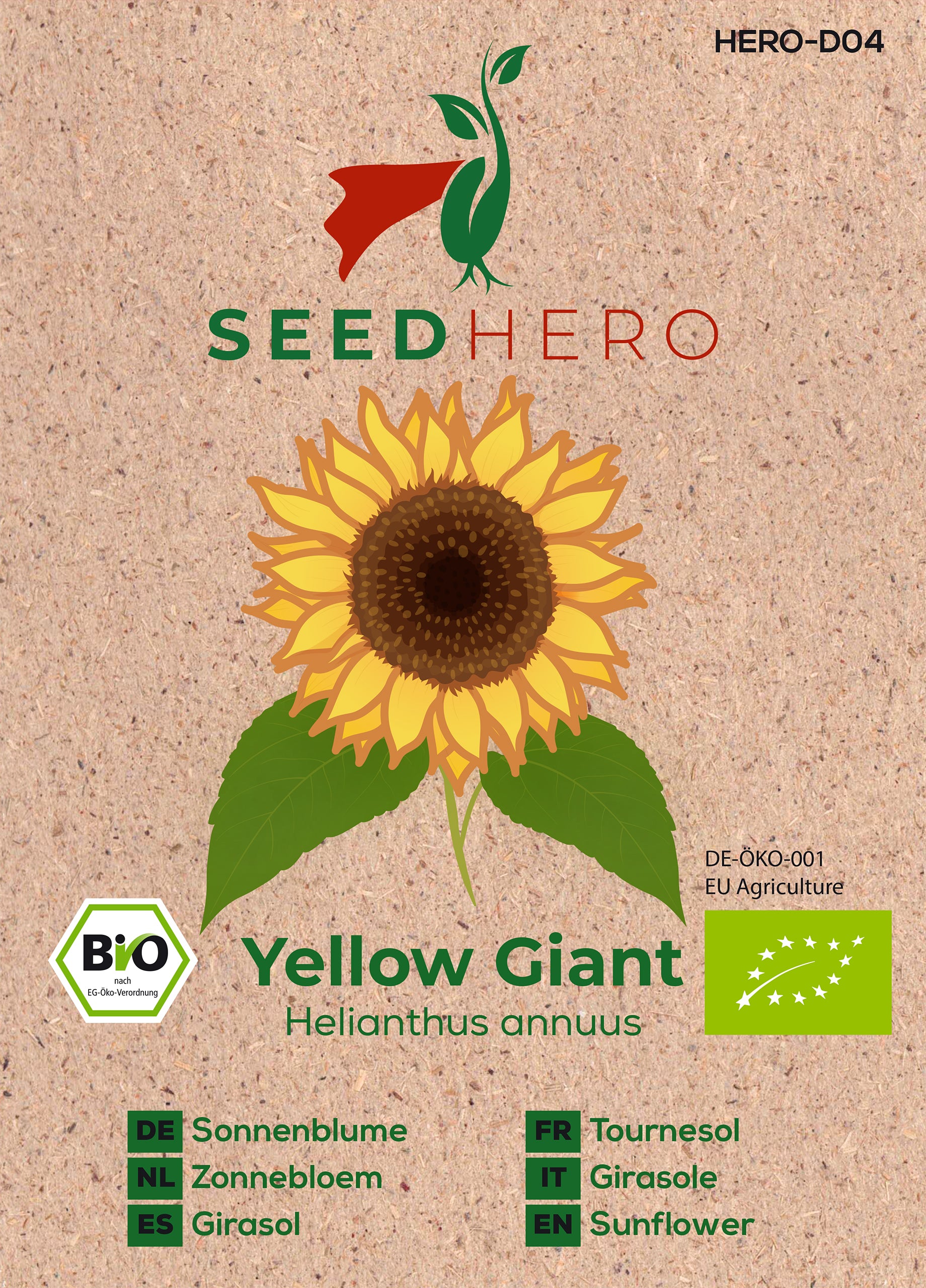 BIO Sonnenblume Gelbe Riesen