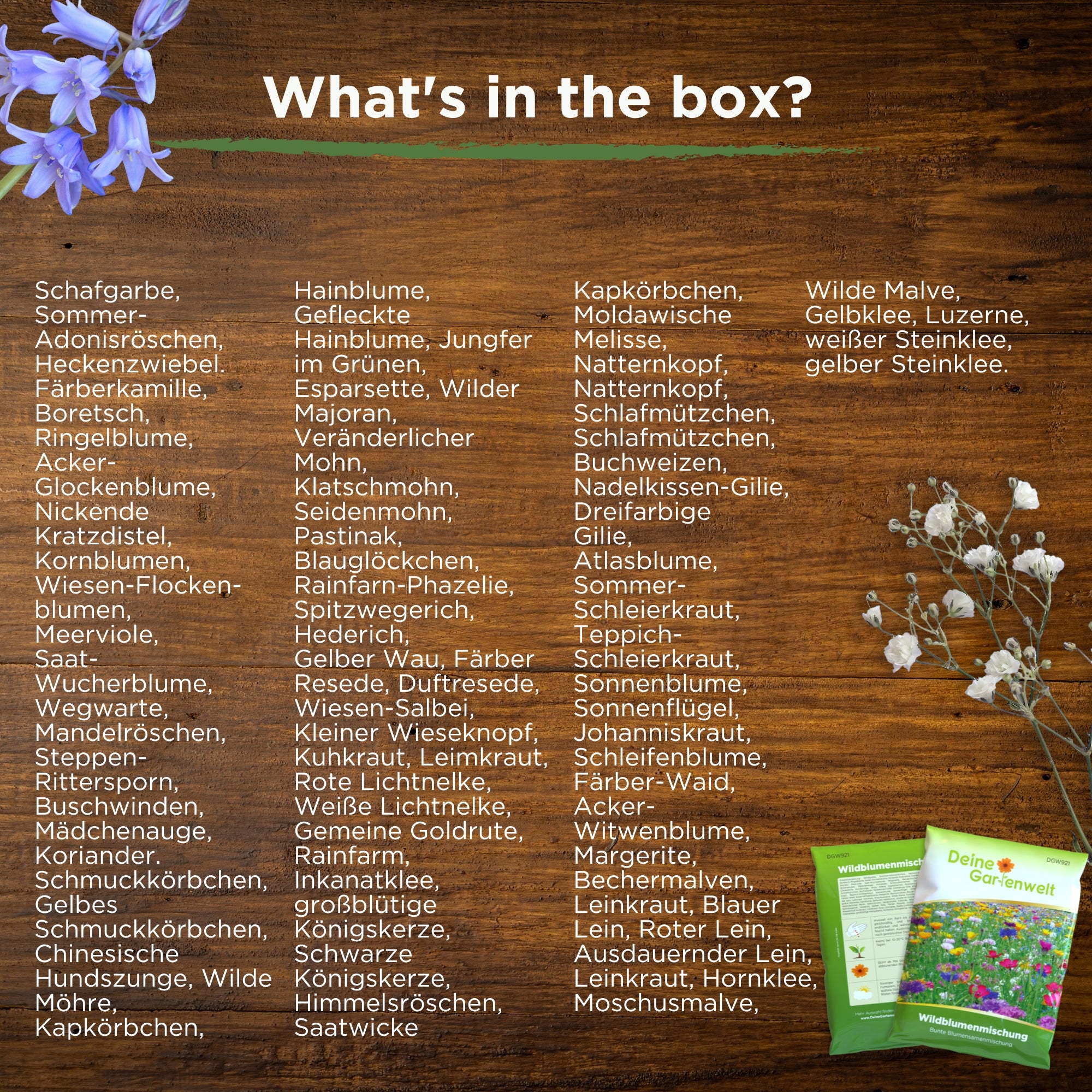 Wildblumenwiese Blumenmischung 100 g